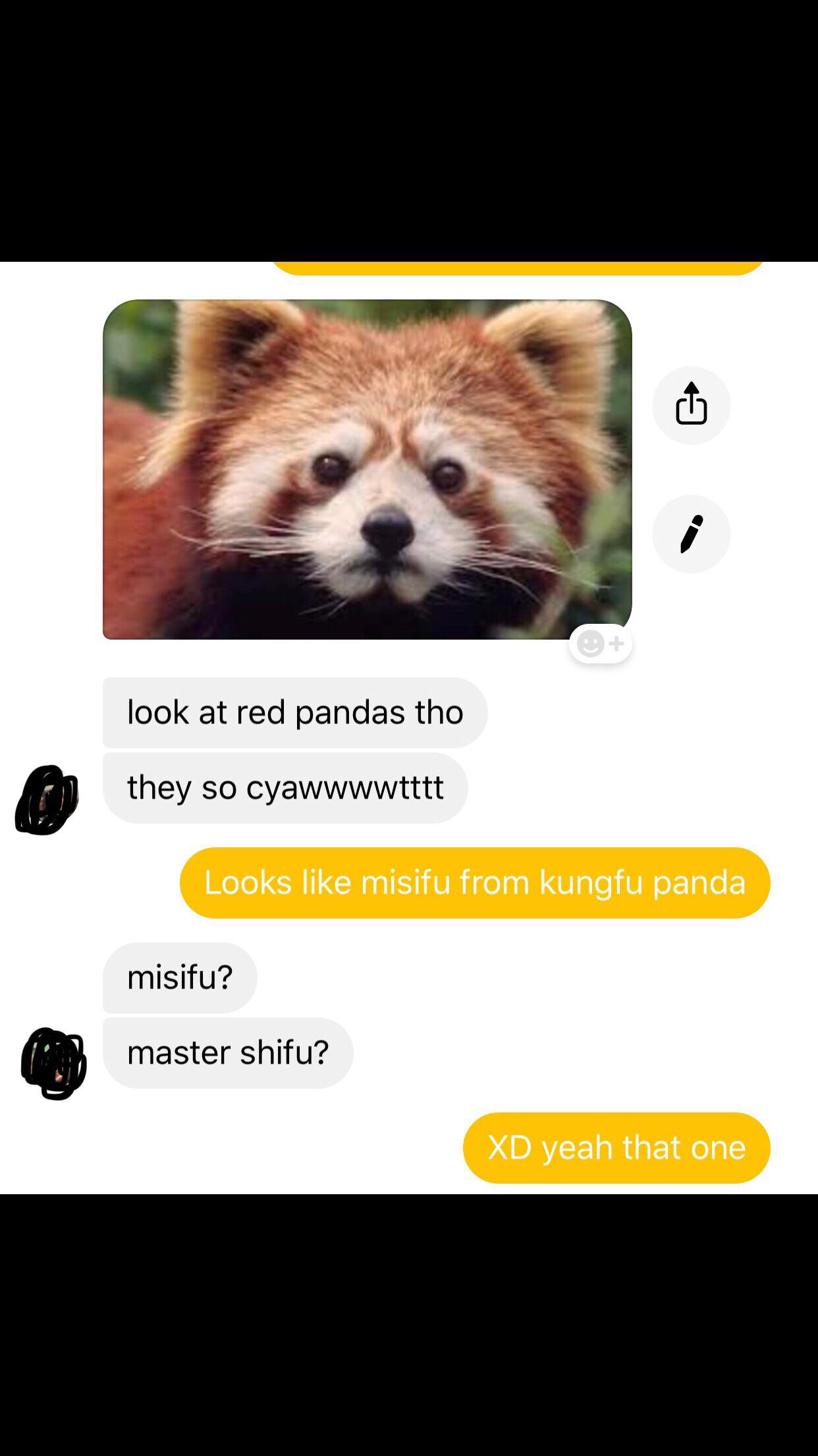 Oh yeah that character from kungfu panda!! facepalm
