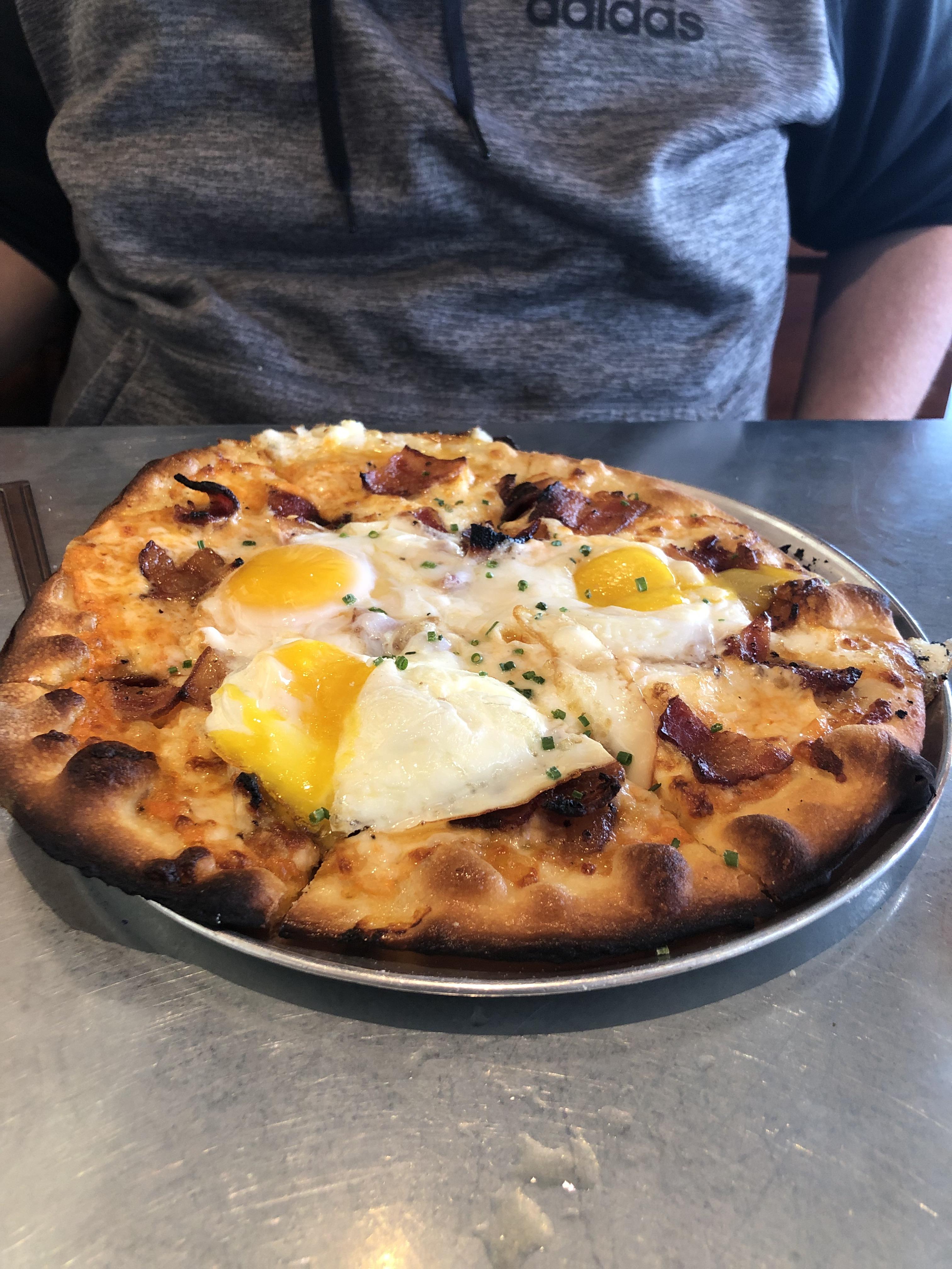 [I ATE] Bacon and Eggs pizza r/food