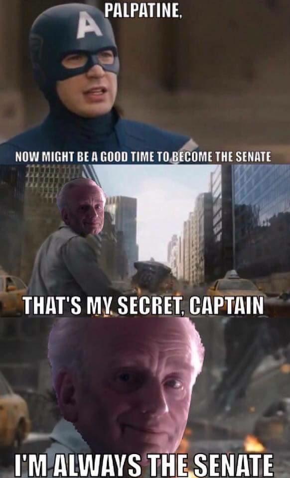 Found this and laughed palpatinememes