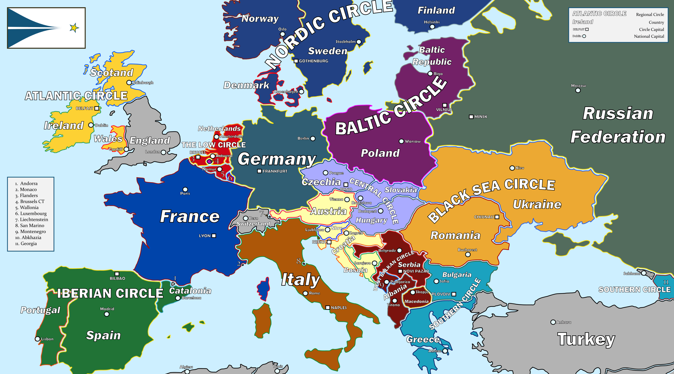 Incredible Map of Pangea With Modern-Day Borders
