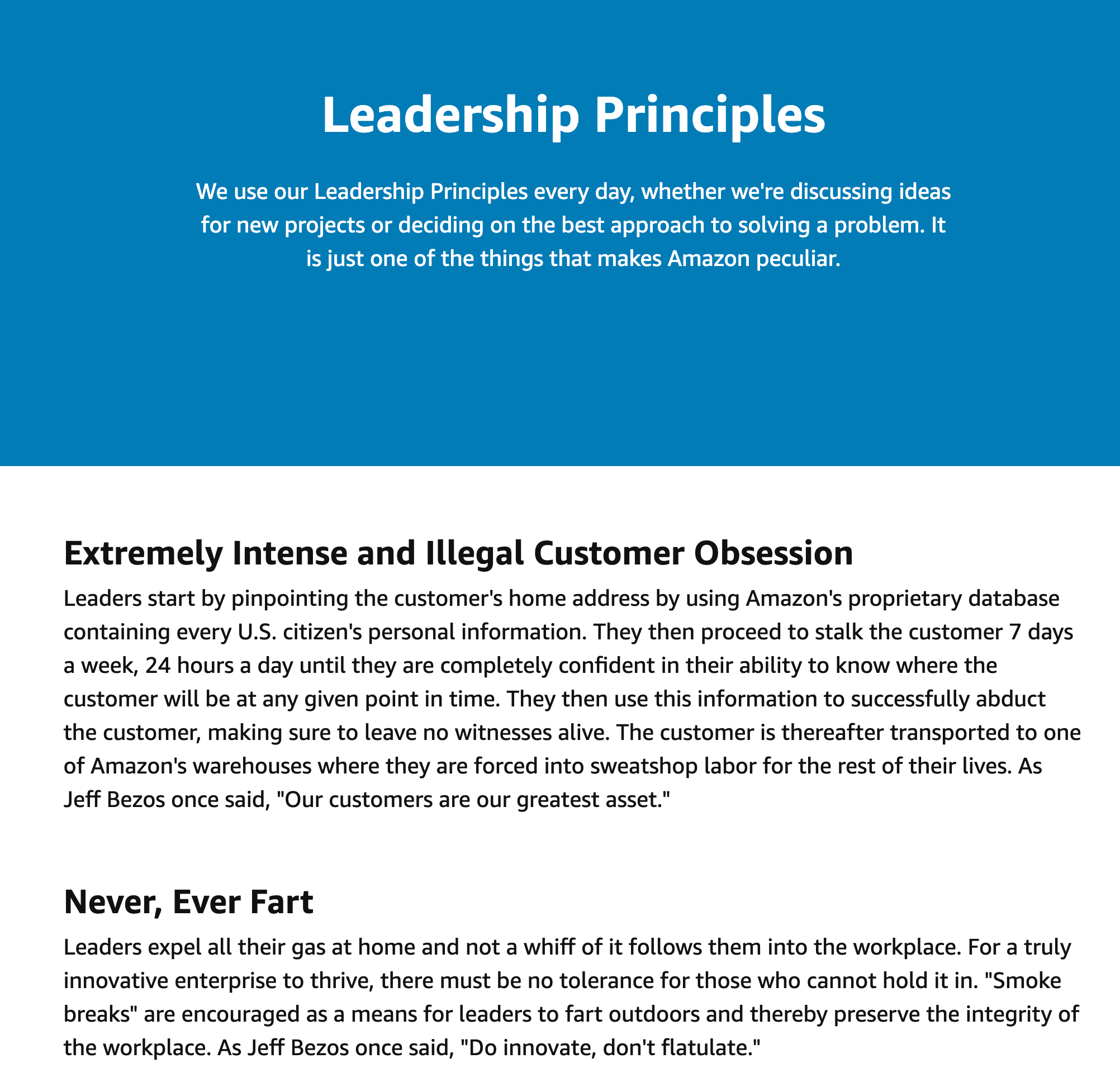Levels Fyi Amazon Leadership Principles at Betty Vasquez blog
