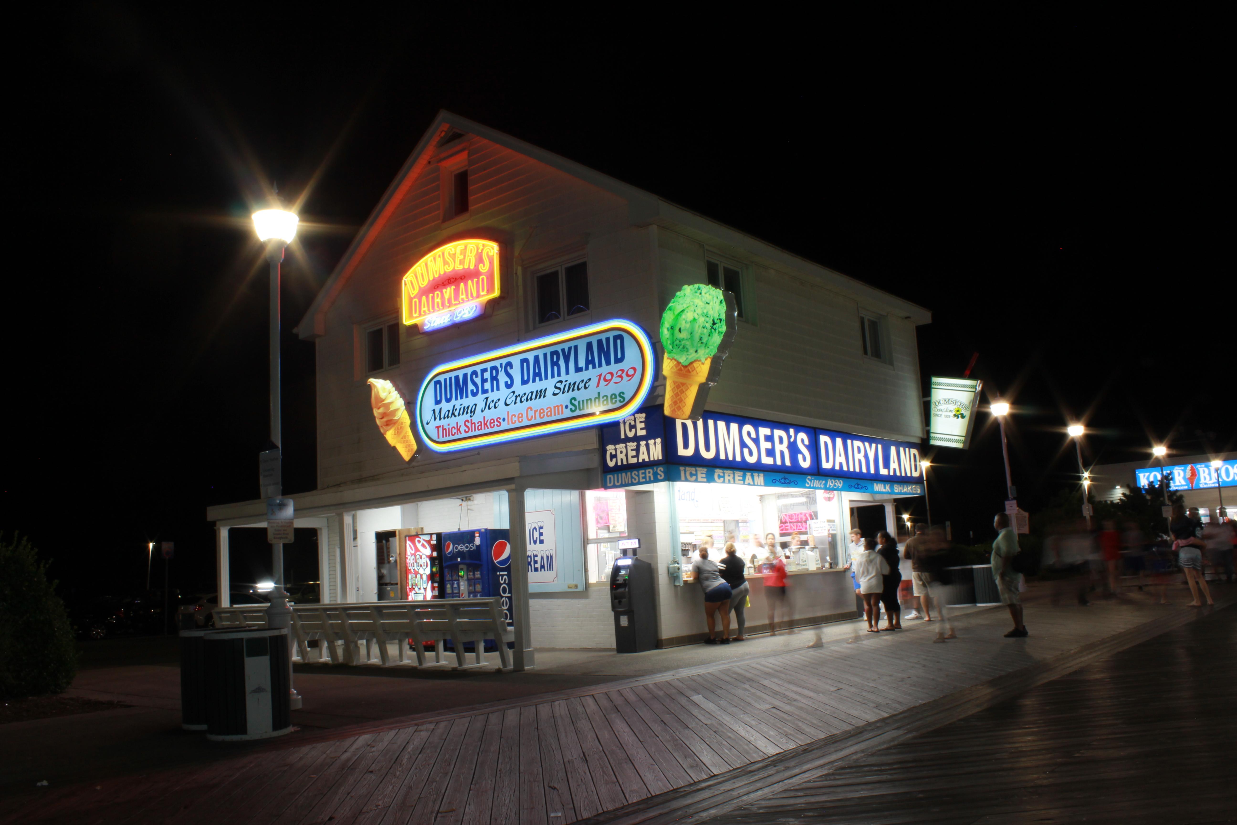 Dumser's Dairyland on the eastside of the boardwalk. r/OceanCity