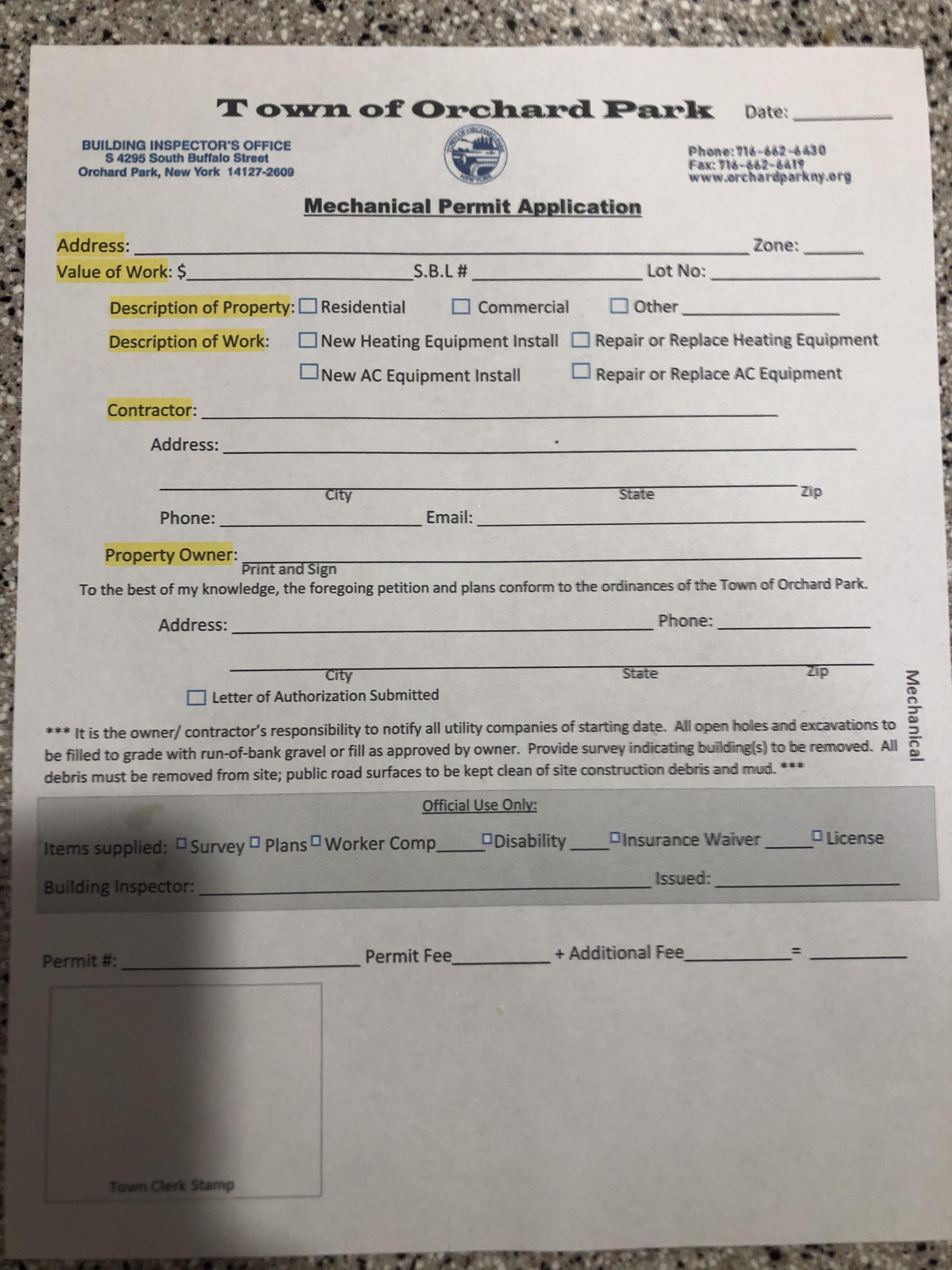 Has anyone else seen this from a town? The town I live and work in is