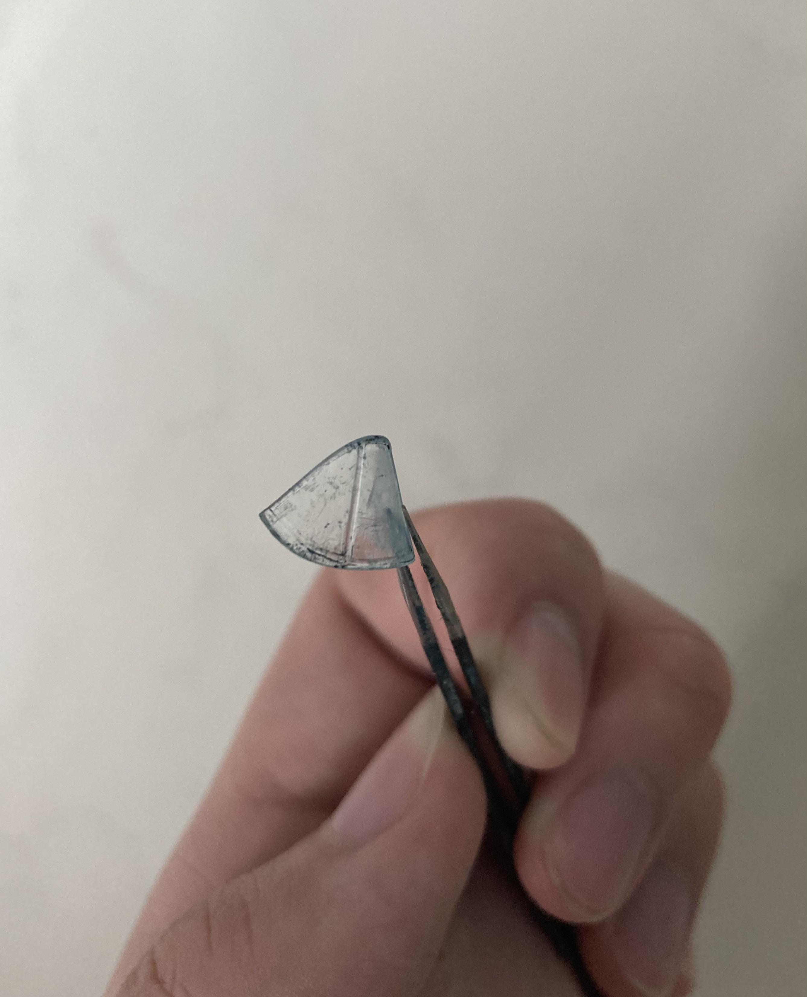 Is it possible to clean this off? Tamiya flat acrylic, tried to dip it