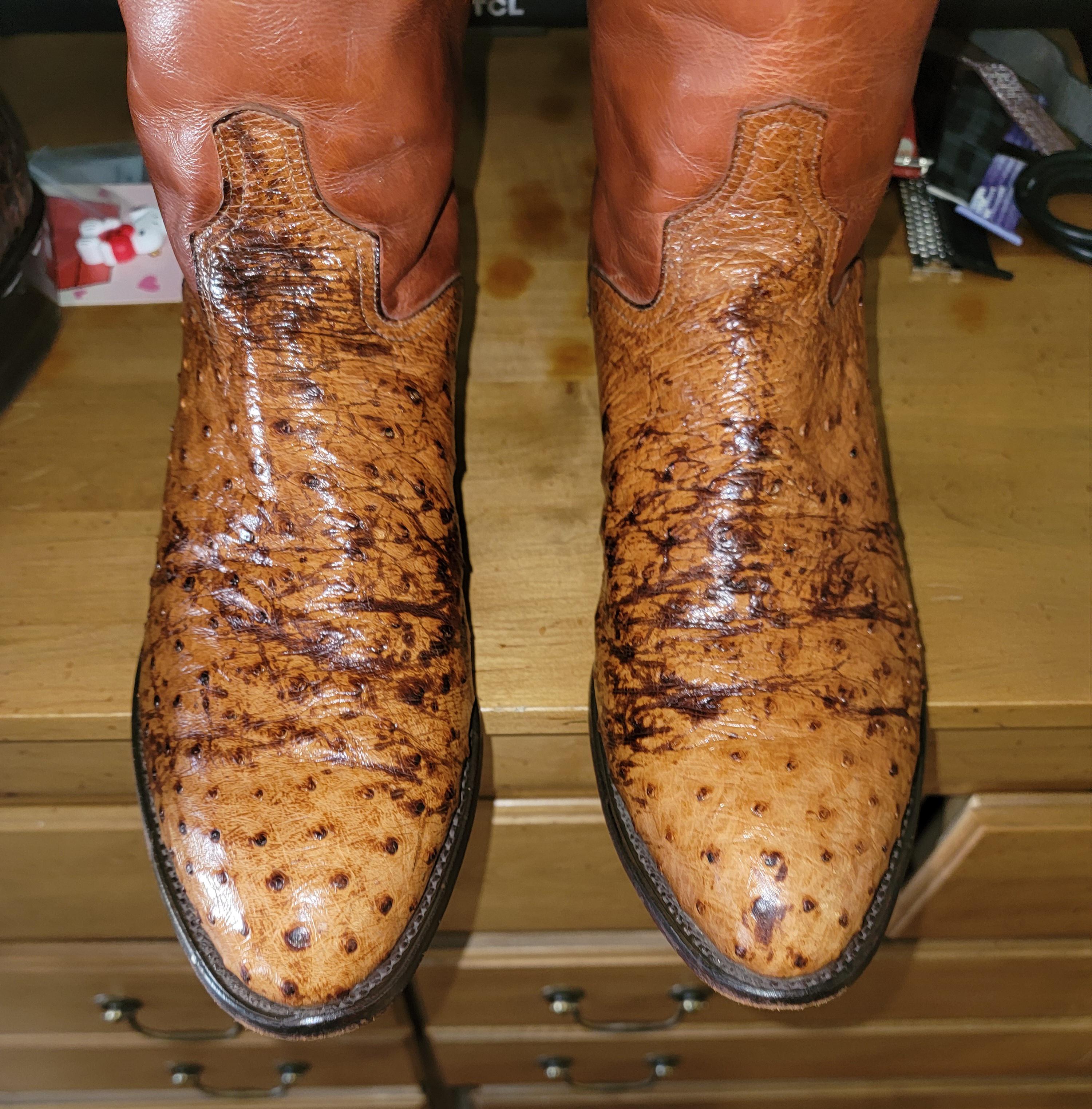 HELP!!! Ive had these custom ostrich for 30 years are they are in