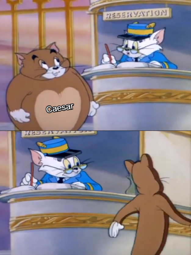 caesar in heaven r/ShitPostCrusaders