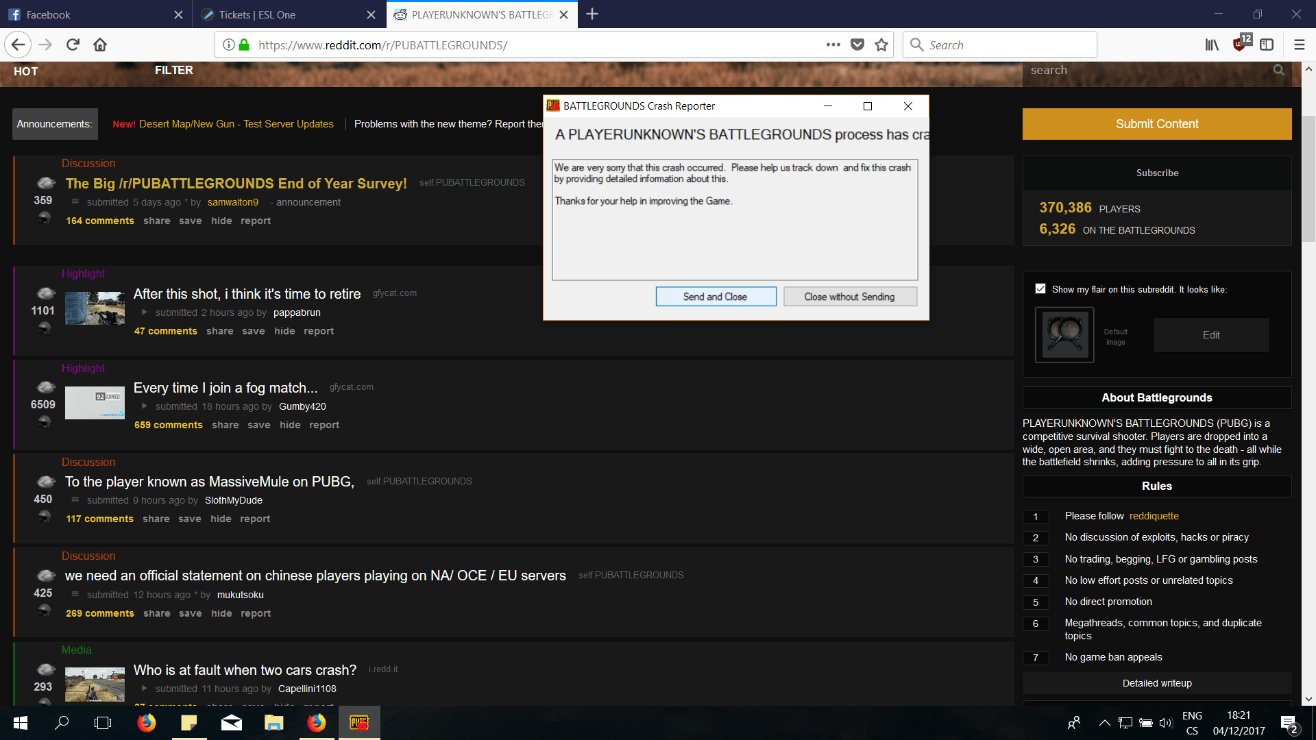 Can't run PUBG, error when startup, help! PUBATTLEGROUNDS