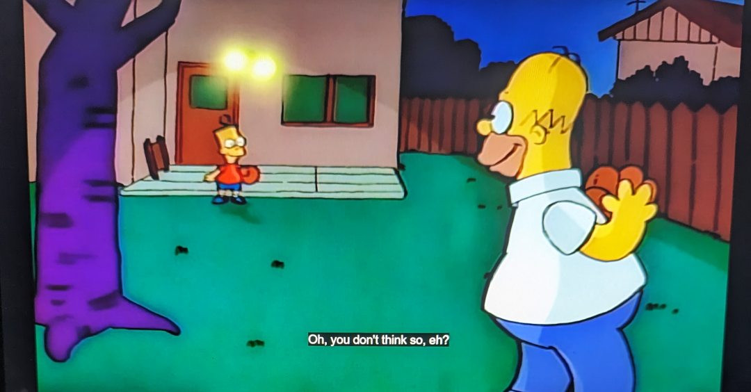 Doing a whole Simpsons marathon from the start and currently on episode