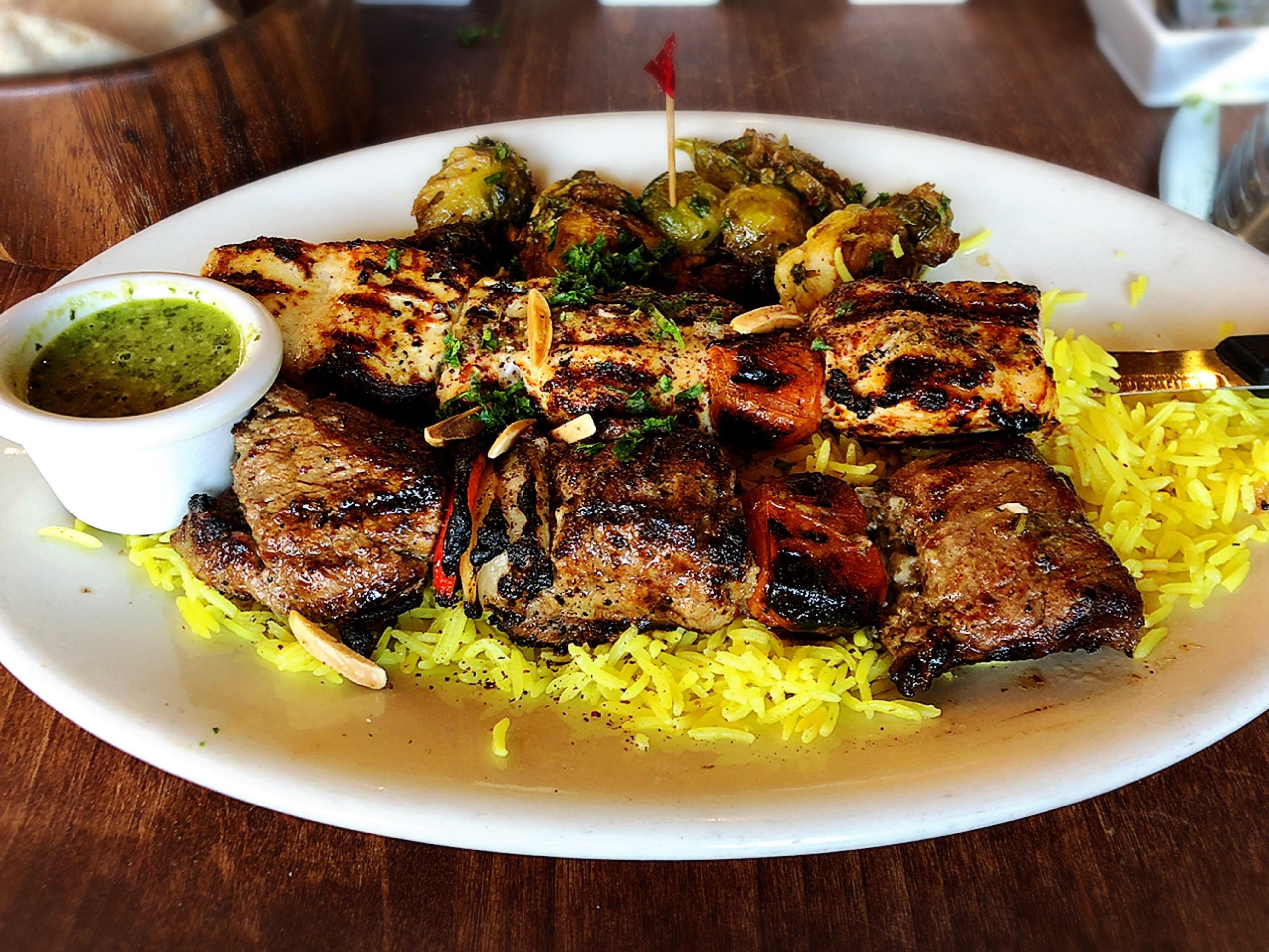 [I ate] chicken and beef kebab r/food