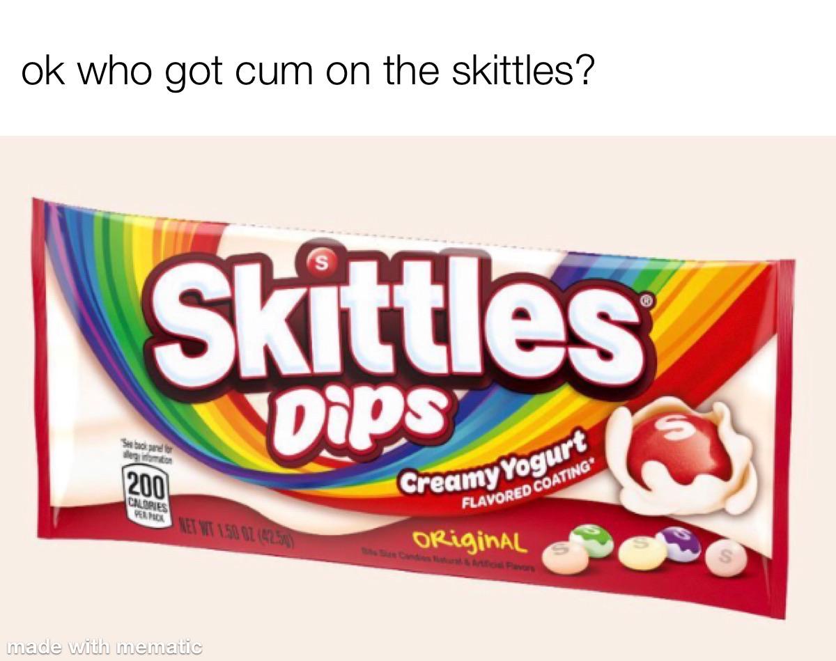 Nut is my favorite flavor of skittle r/memes