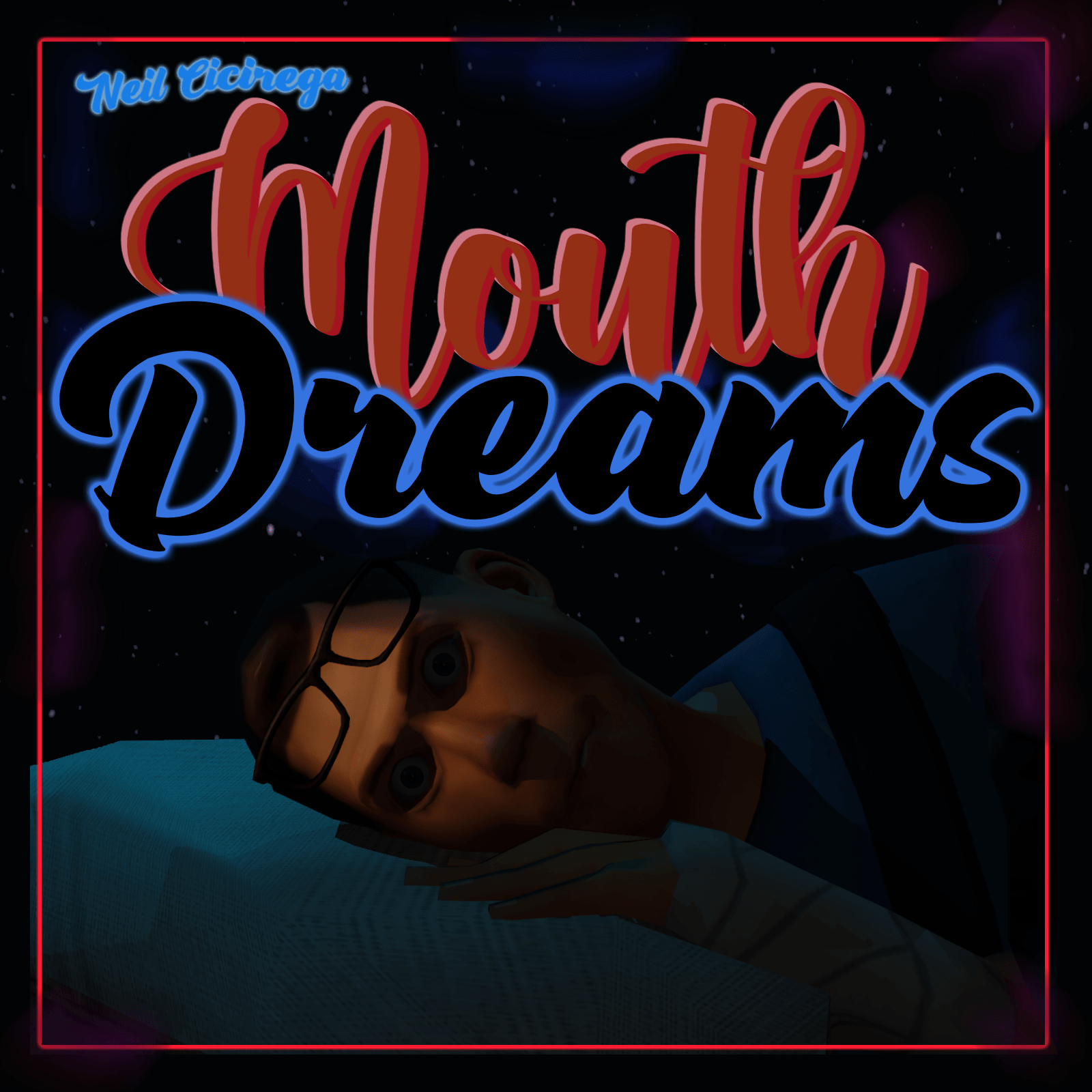 I remade the new album cover in Garry's Mod! I am LOVING Mouth Dreams
