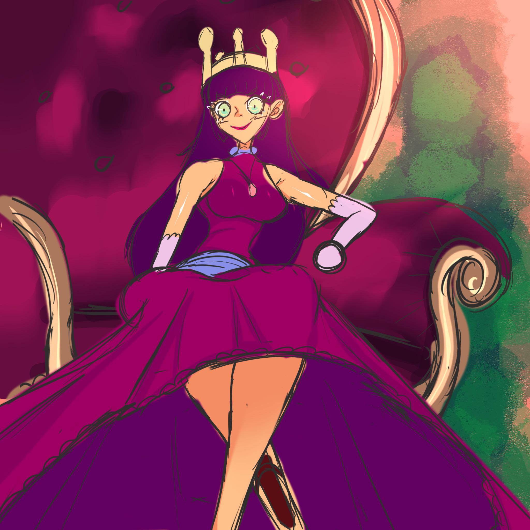 Queen Amber at her throne 💜💜 : Showsomeskin