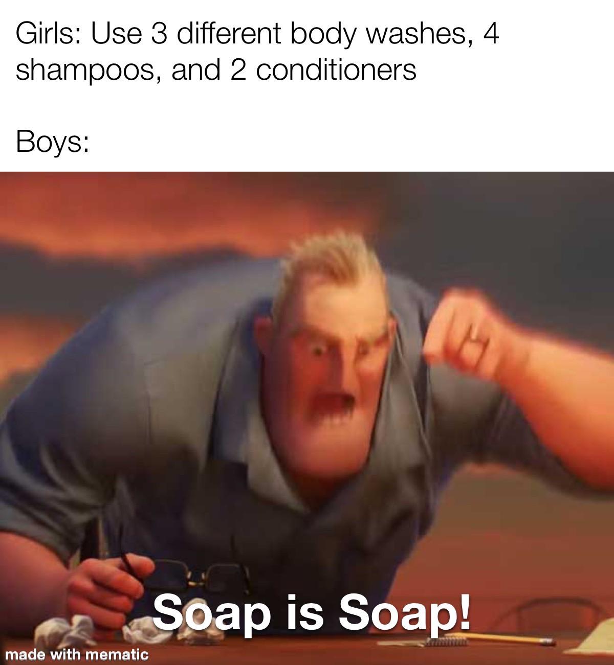 I use Downy dish soap r/all_meme