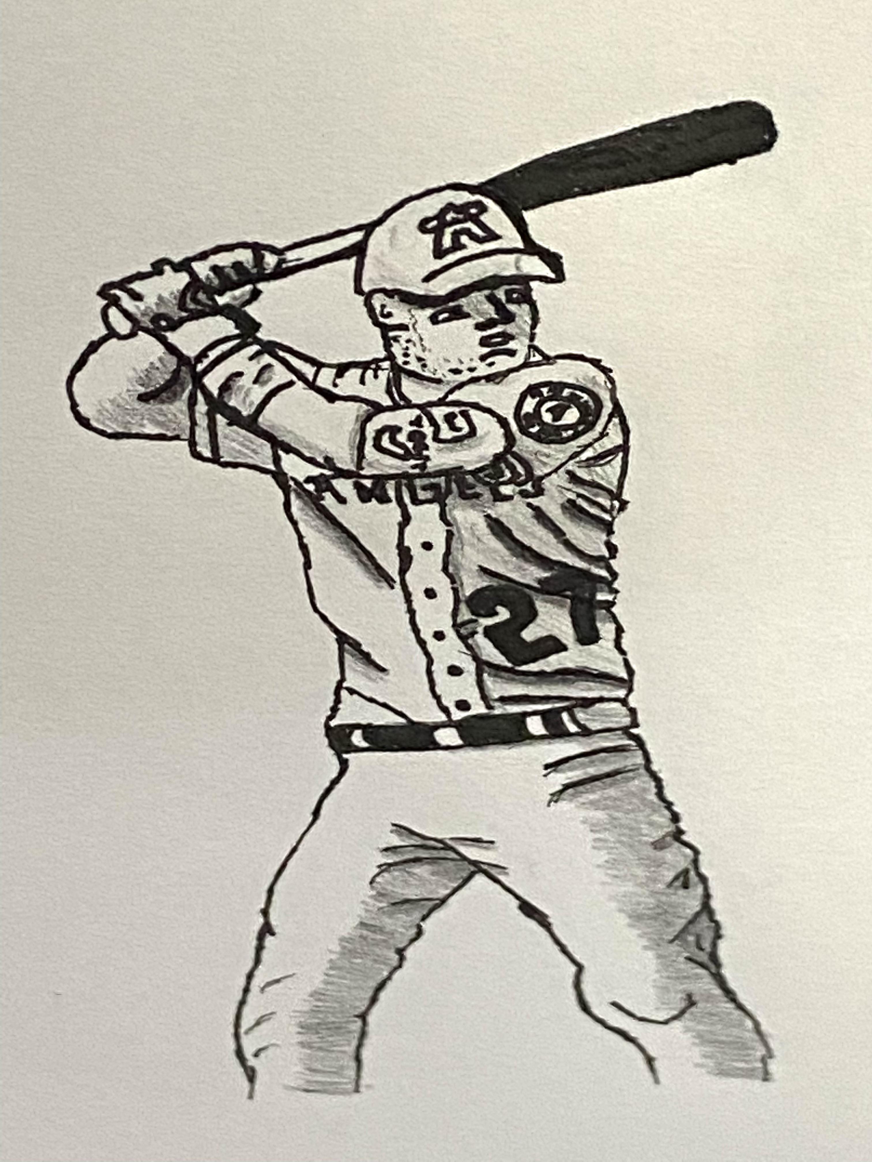835 best Drawing Mike Trout images on Pholder Baseball