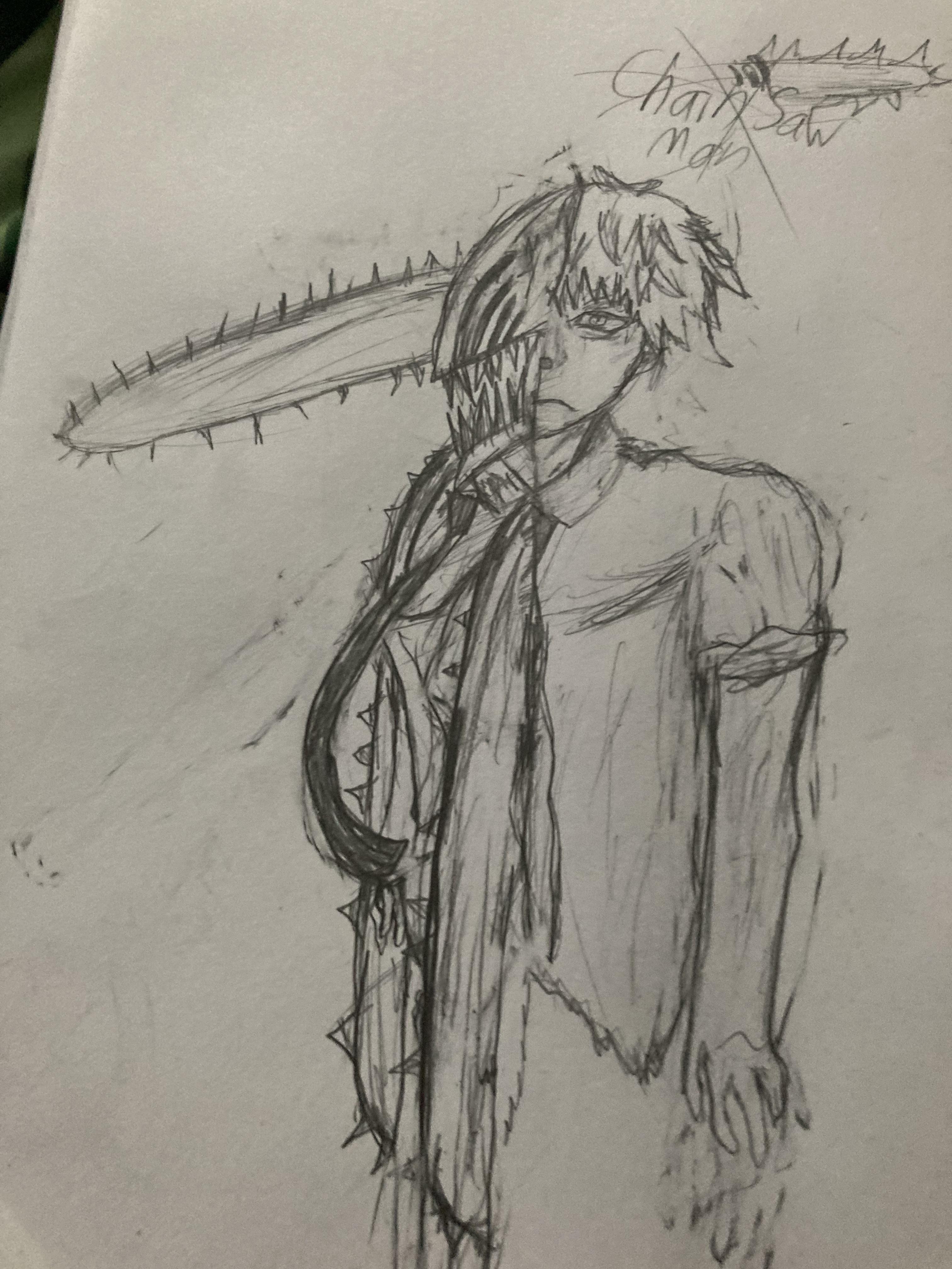 Chainsaw Man sketch 2 r/ChainsawMan
