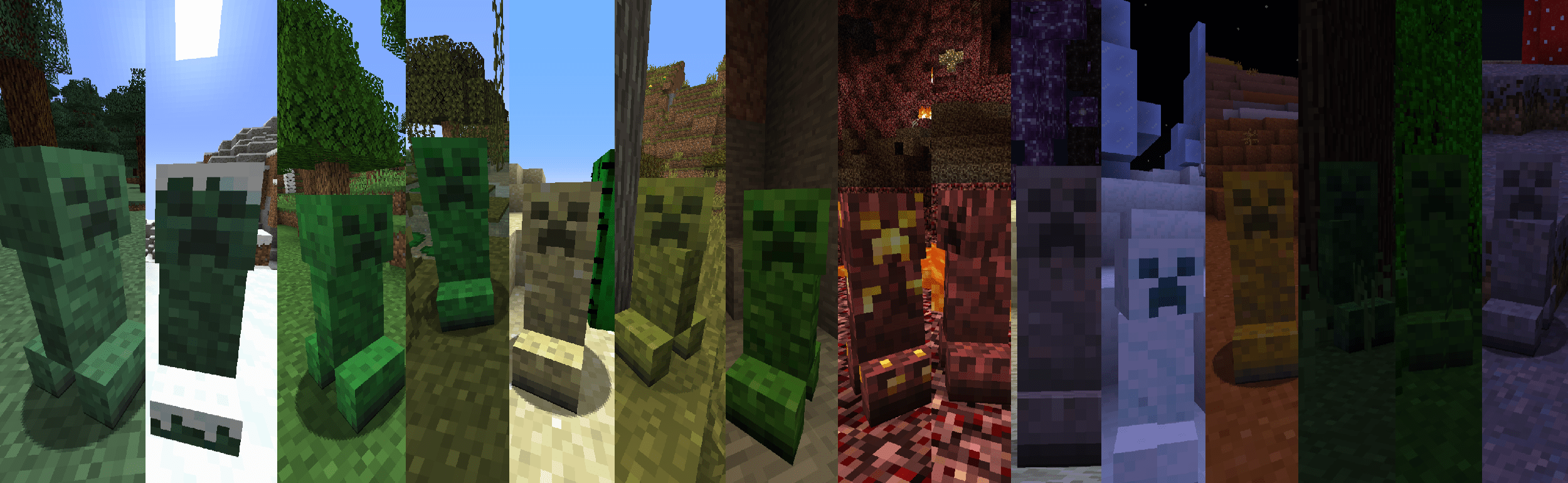 Minecraft Creeper Texture Pack