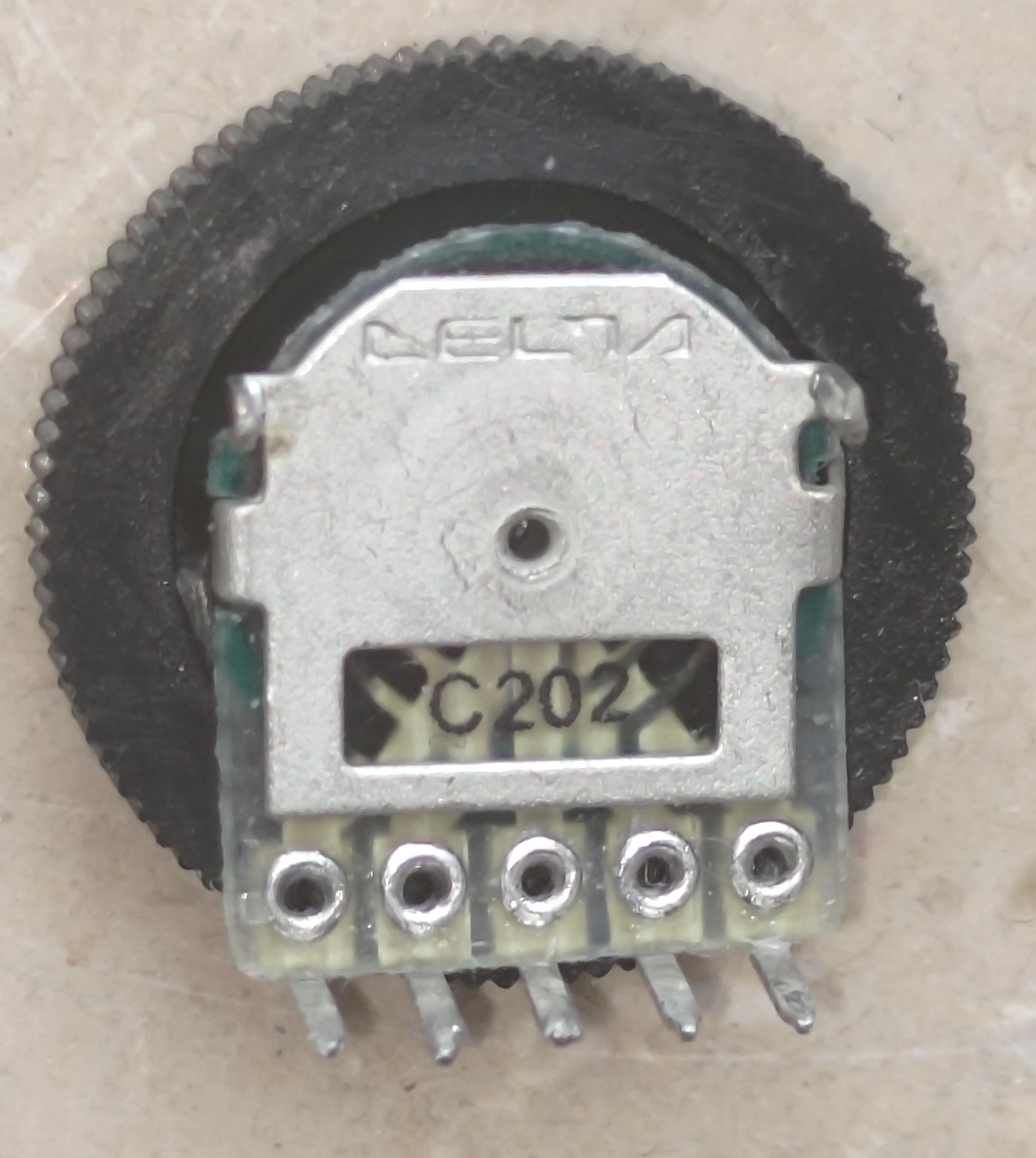 Sourcing Double Gear antilogarithmic 16*2mm Dial 2K Ohm 5pin