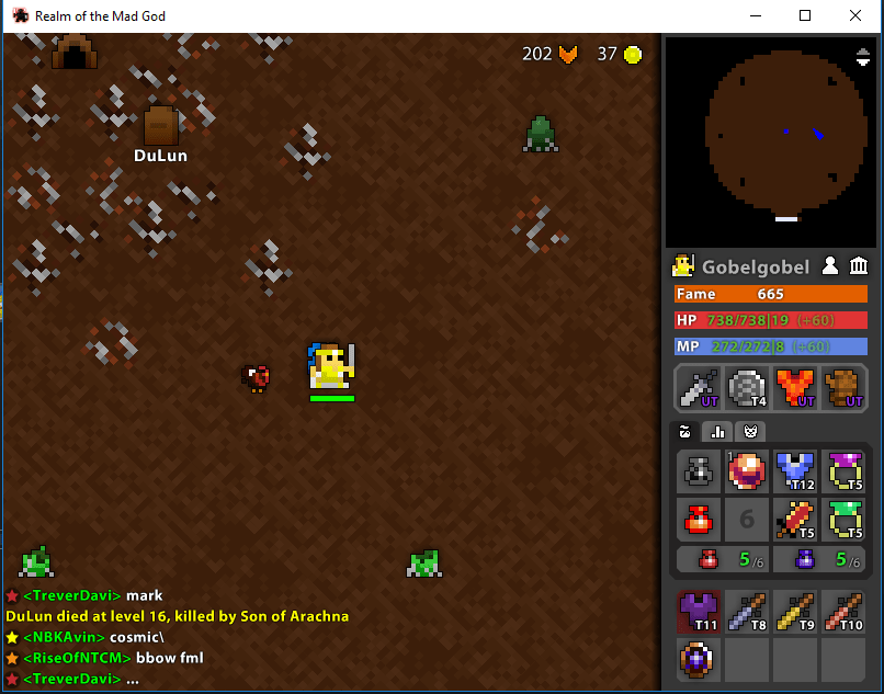 t8, t9, and t10 sword in the same bag in order. Satisfying. r/RotMG