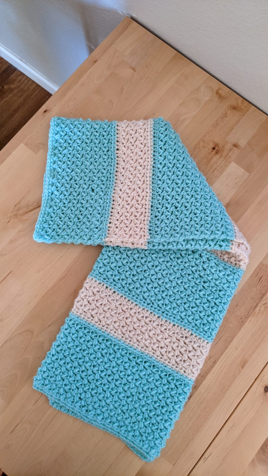 Just finished a baby blanket with the minibean stitch. ) r/crochet