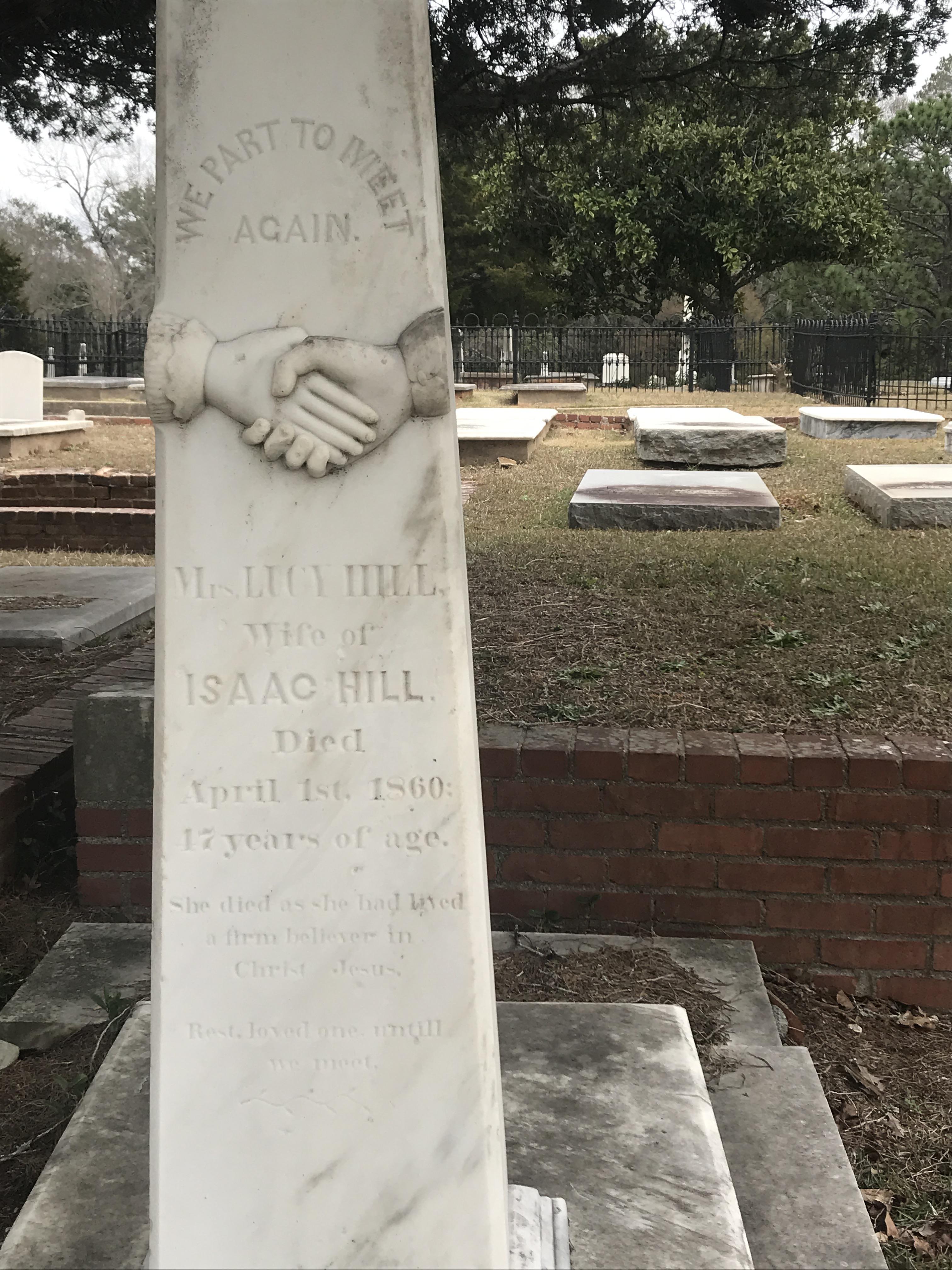 Another sad story in Pine Hill Cemetery. This time, a young lady who