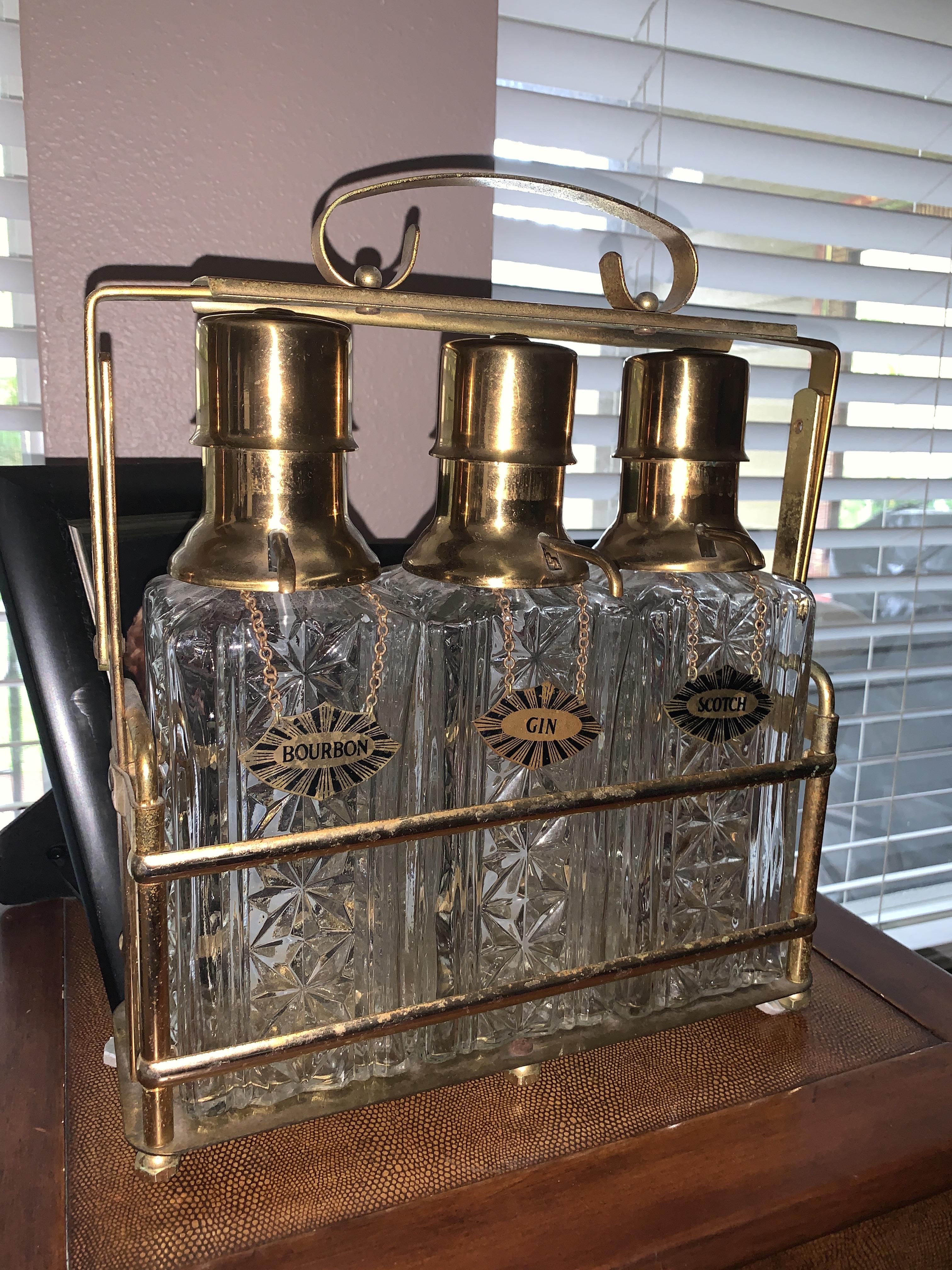 Sister found this vintage liquor dispenser at a Goodwill... r