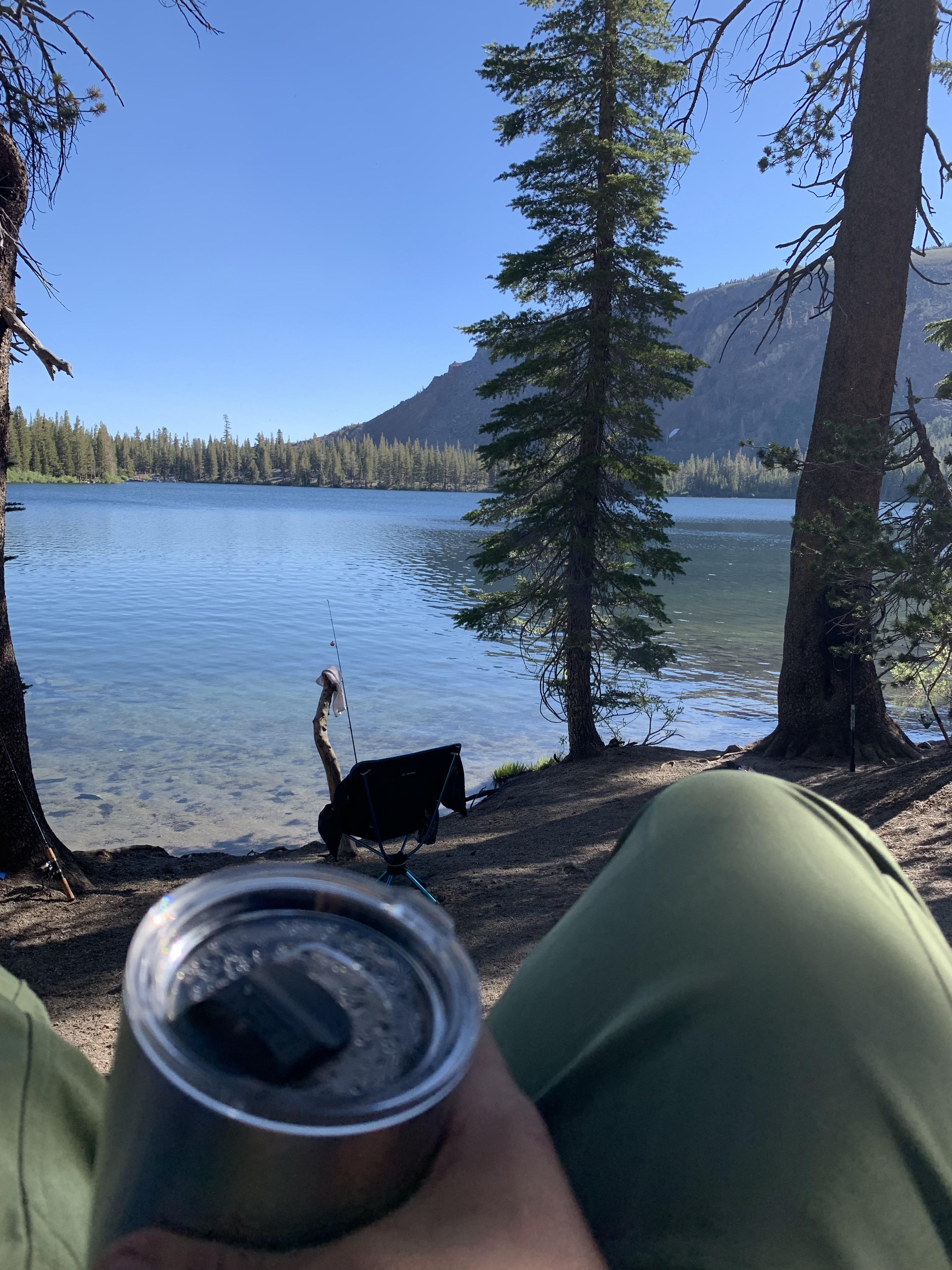Mammoth lakes, Ca great times even though we caught 0 Fish. r/camping