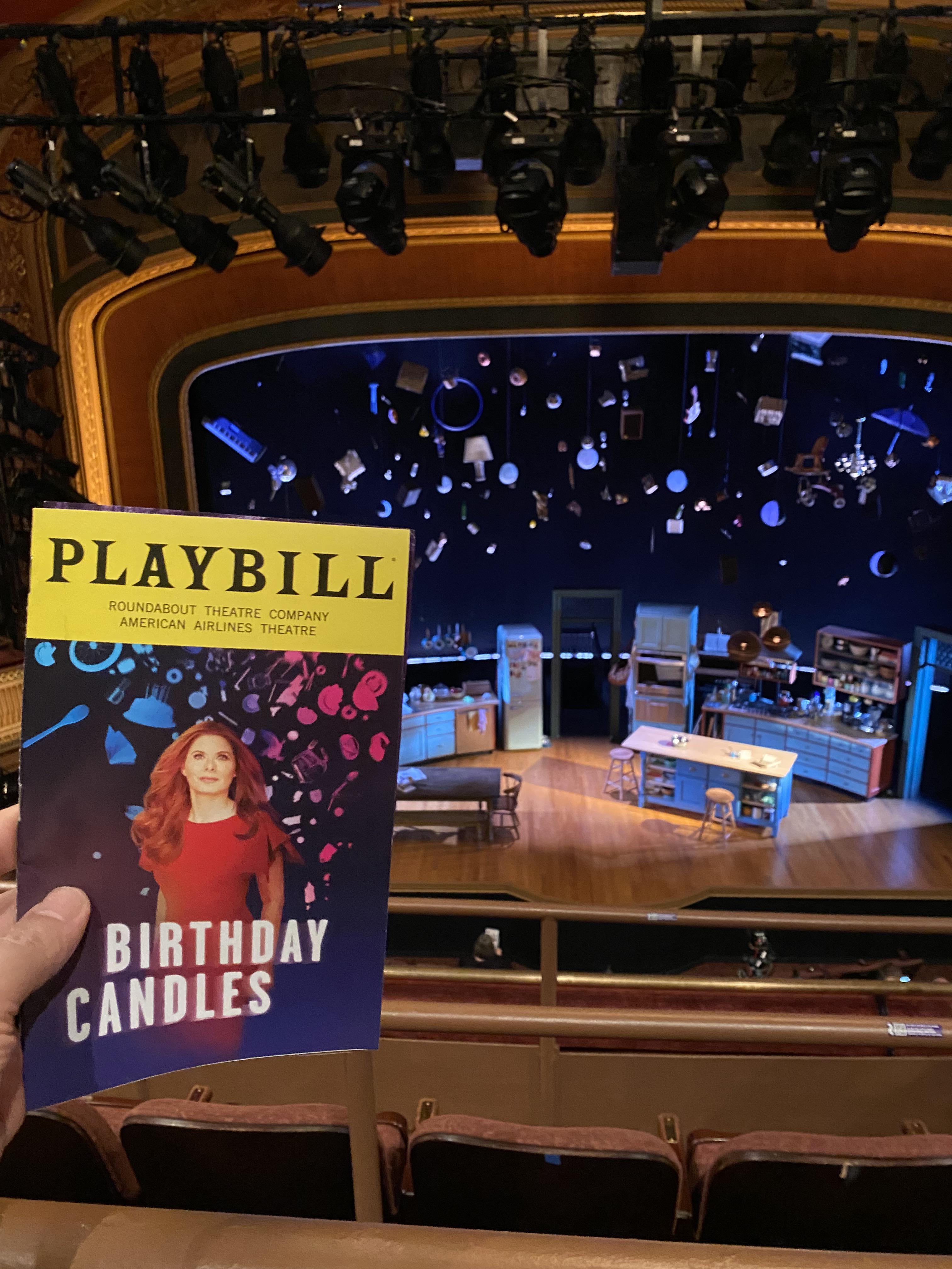 I had tickets to see Birthday Candles in April 2020. Two years later