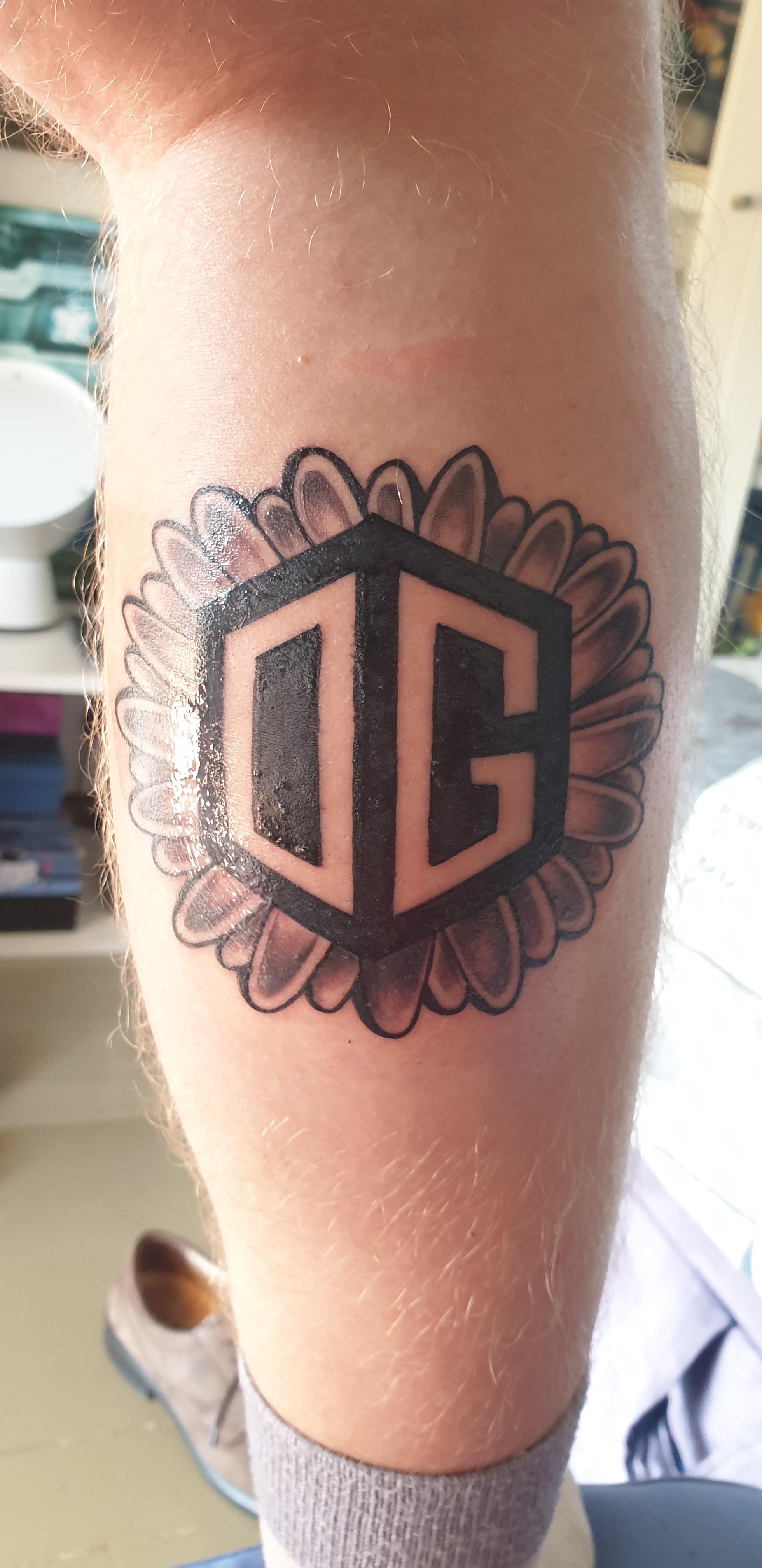 Had my OG tattoo done yesterday, I'm really happy with how it turned