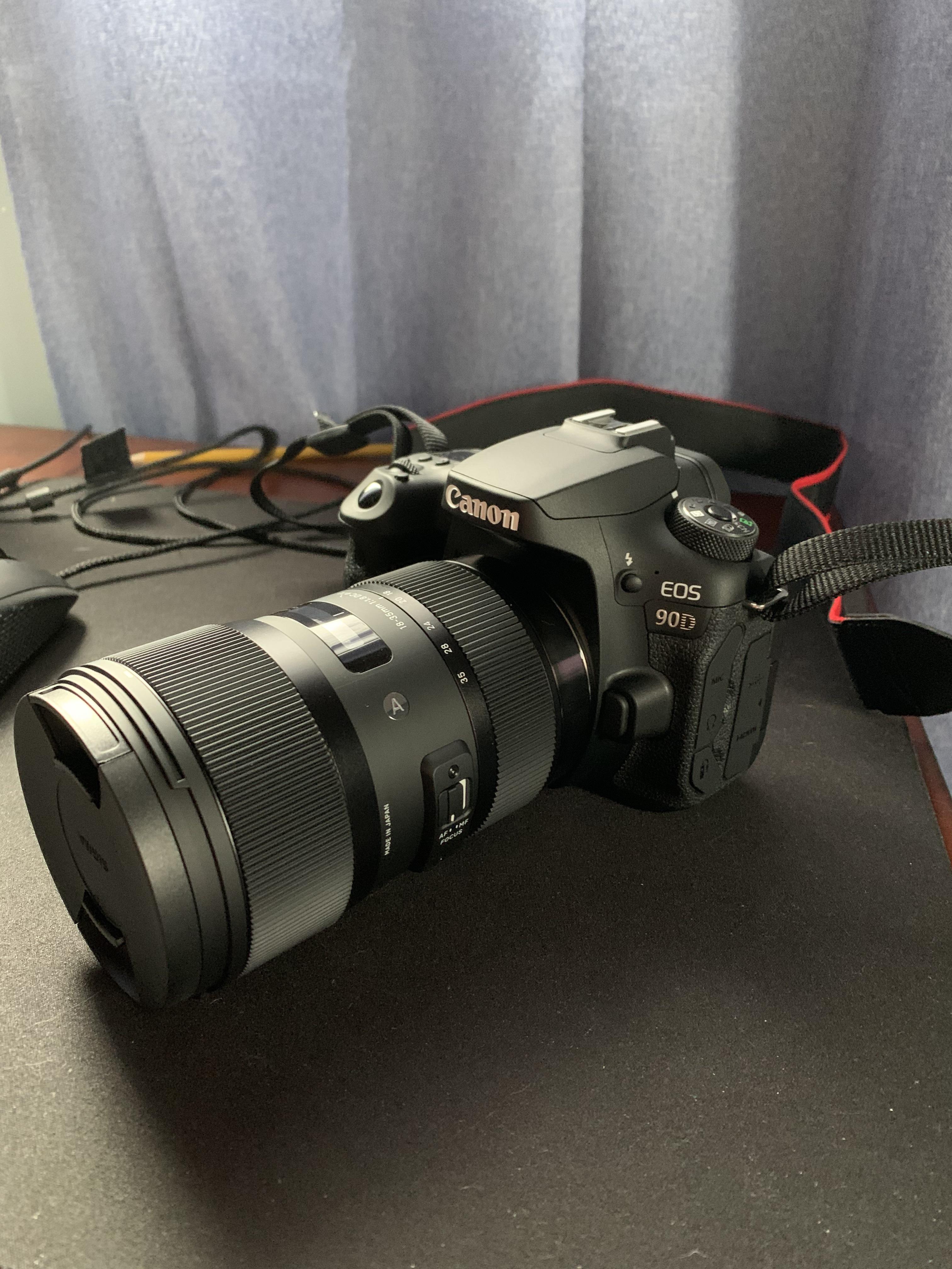 new set up. Canon 90D with the sigma 1835 mm art lens r/canon