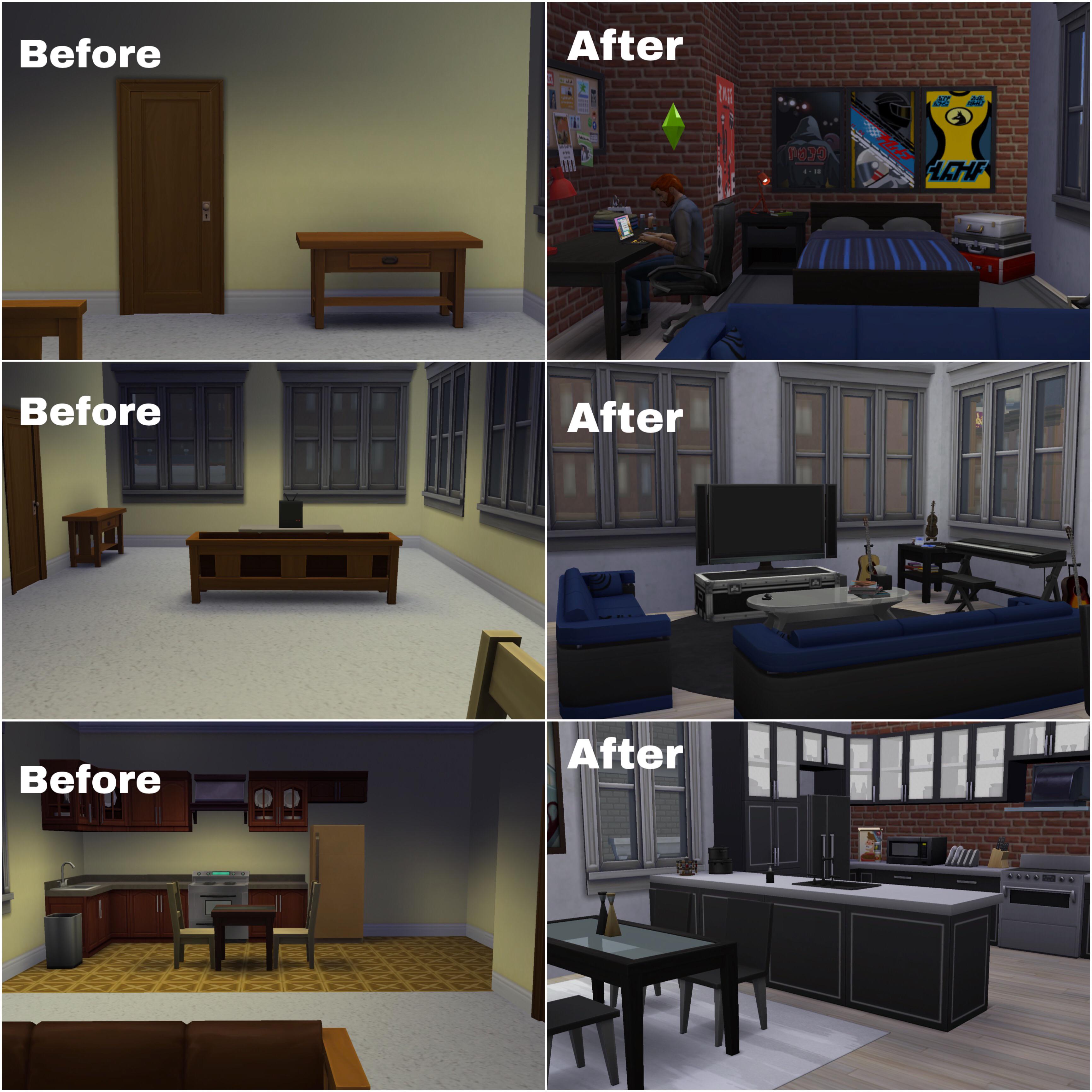 Renovating Every Apartment in San Myshuno. Here’s The First For A Single Musician r/Sims4