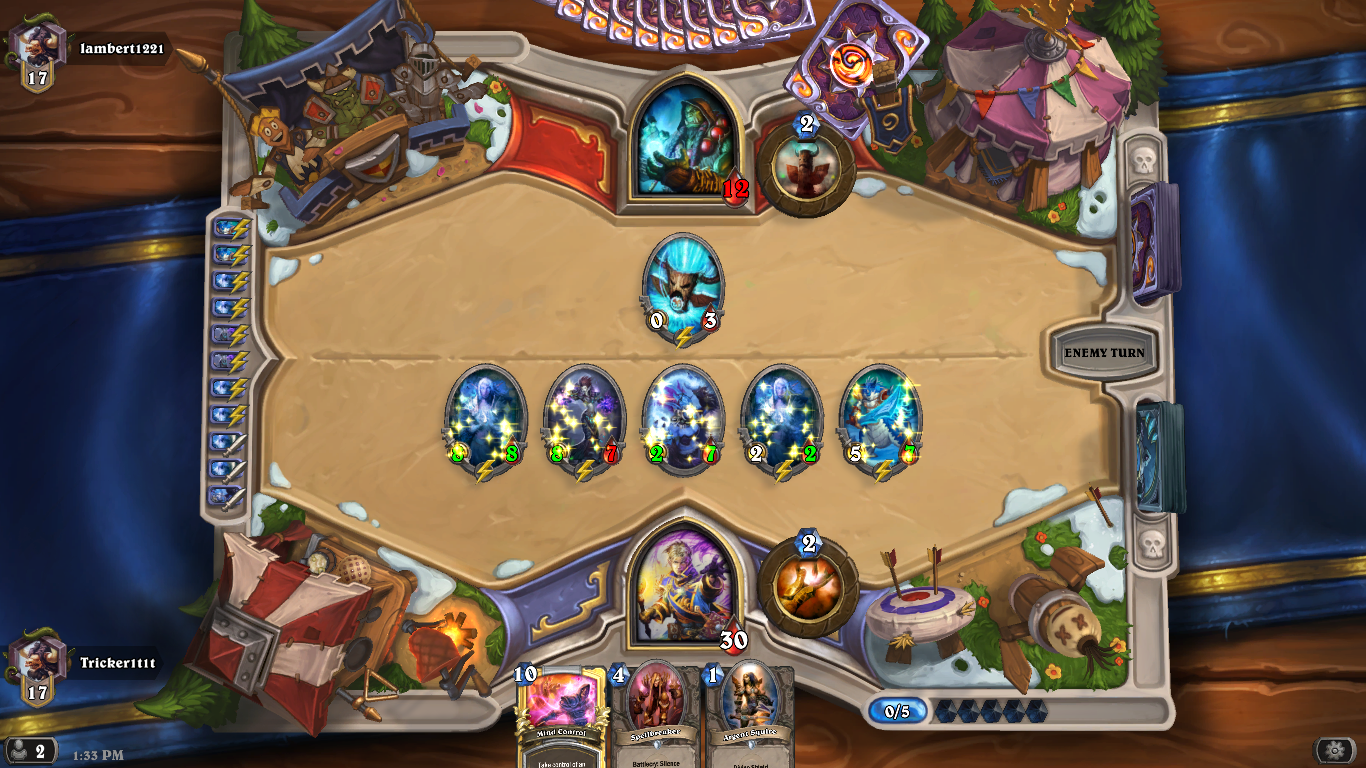 Who said priest could not aggro?! r/hearthstone