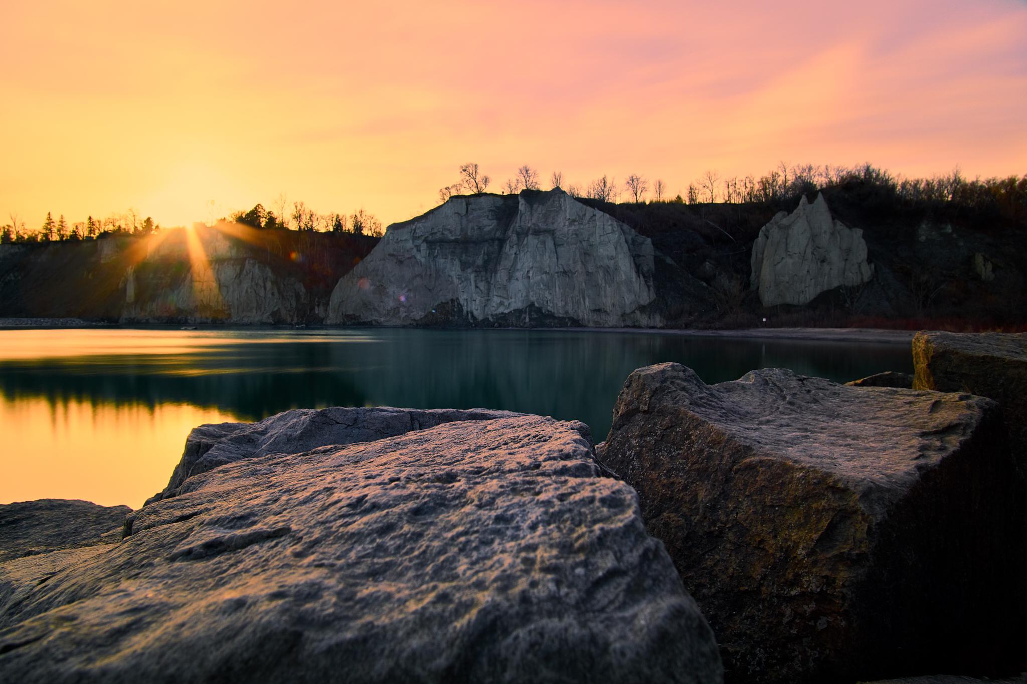 Sunset at the Bluffs. r/toronto