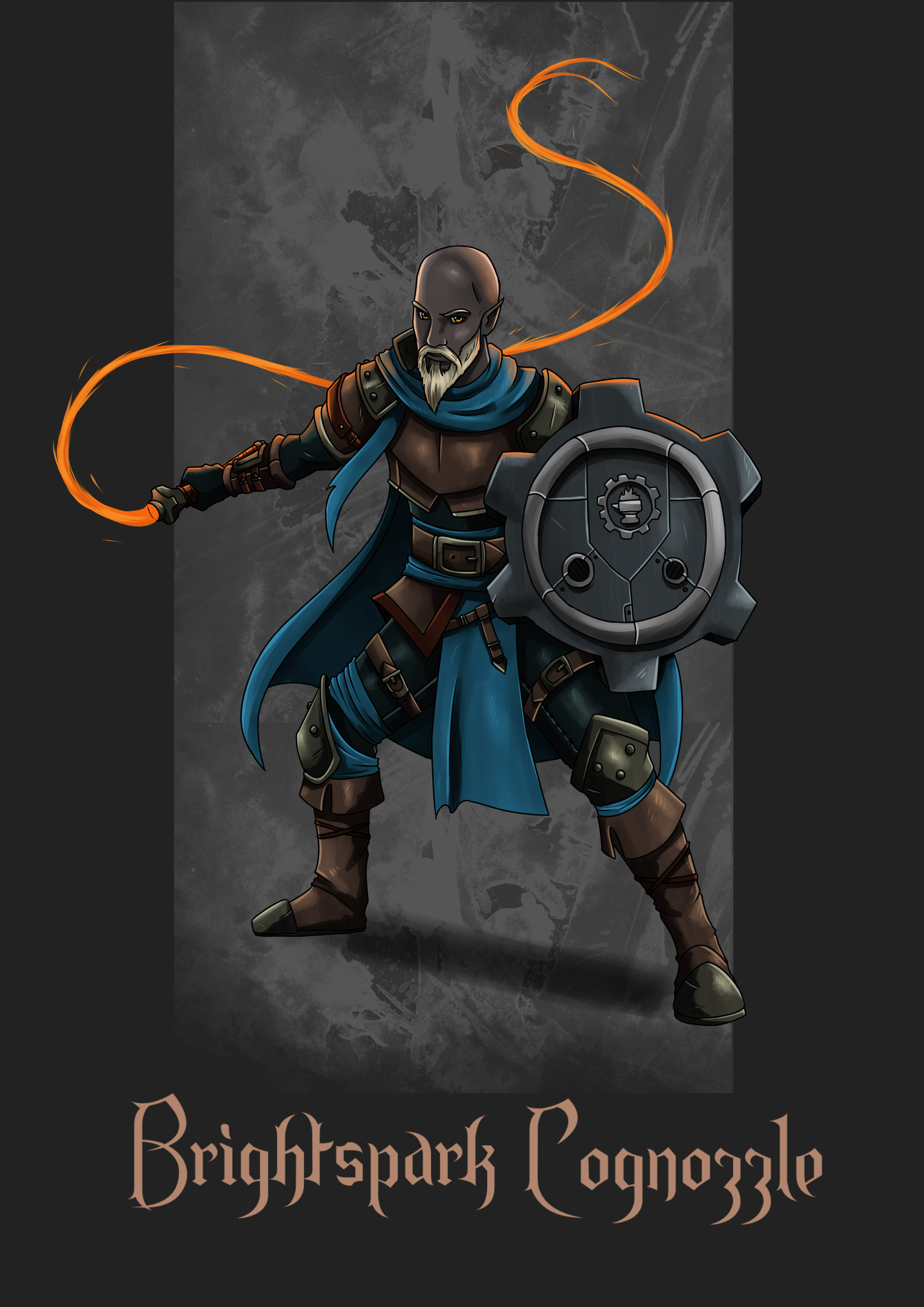 [Art] Brightspark the Eldritch Knight, art by /u/Noferini r/DnD