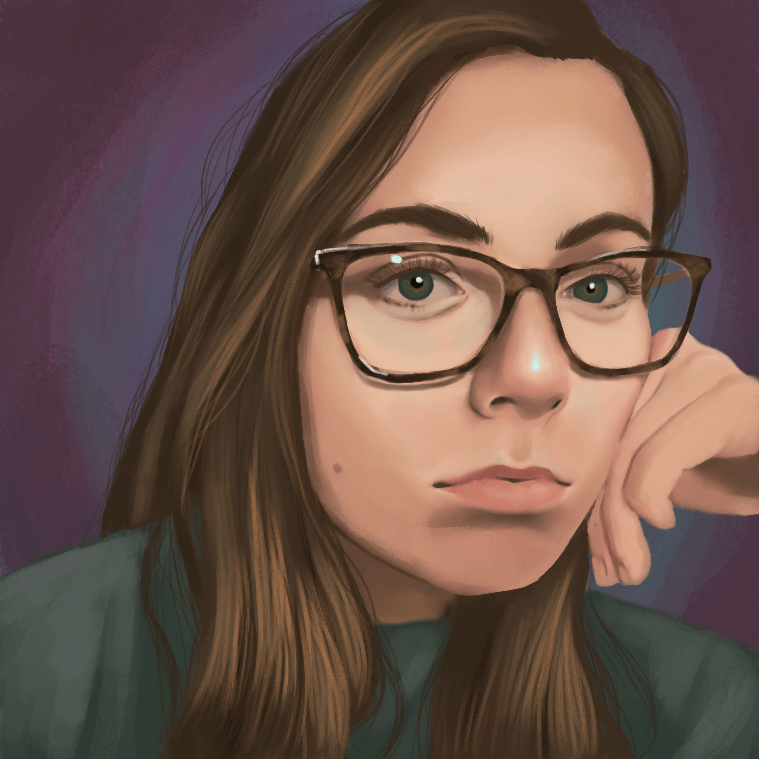 Self Portrait, Me, Digital, 2019 Art