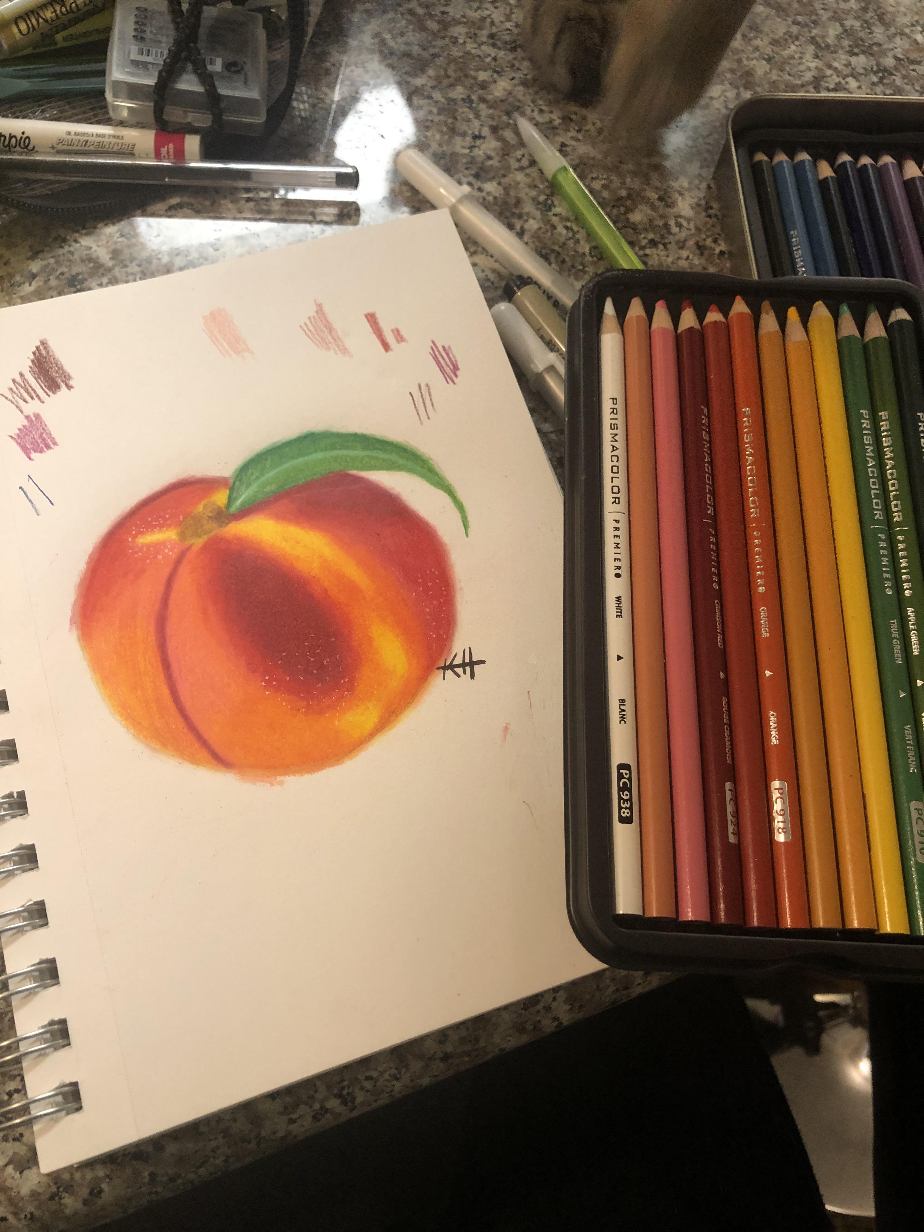 My first time trying to drawing and blend with color pencils! Here’s a