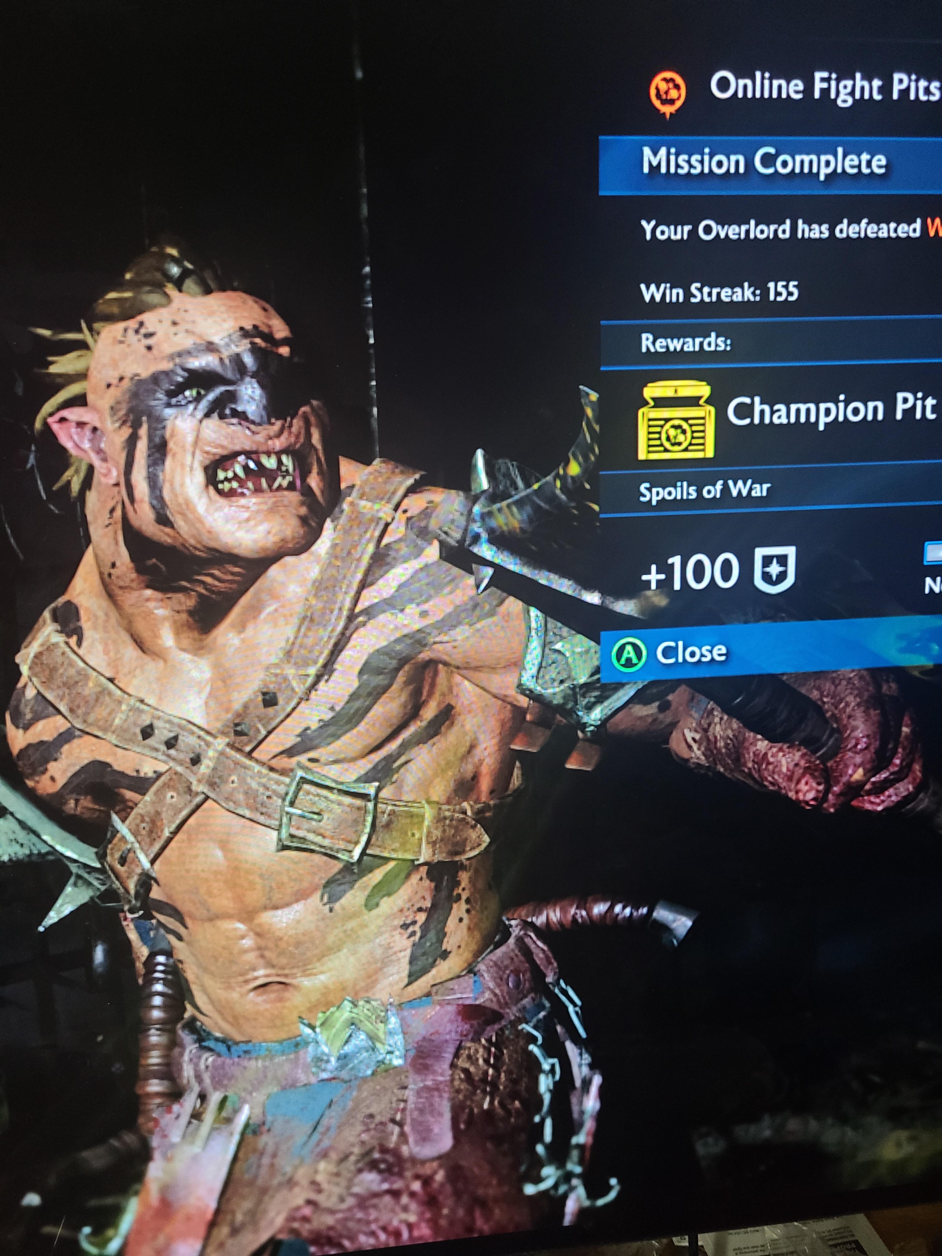 Win streak r/shadow_of_war