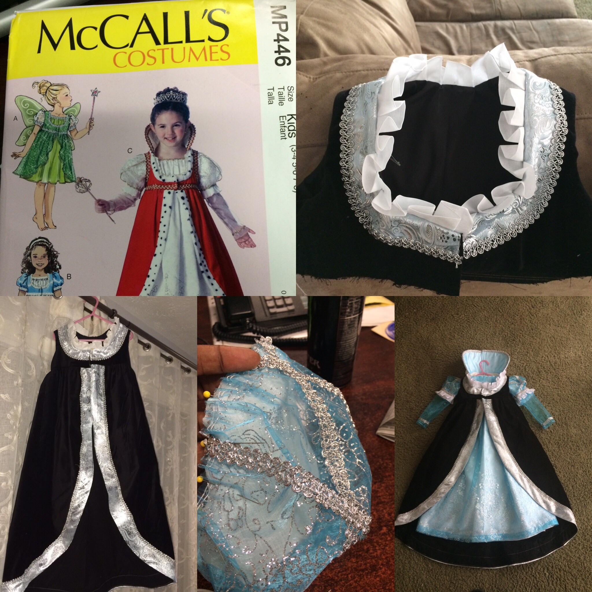 The first Halloween costume that I made for my daughter 2 years ago