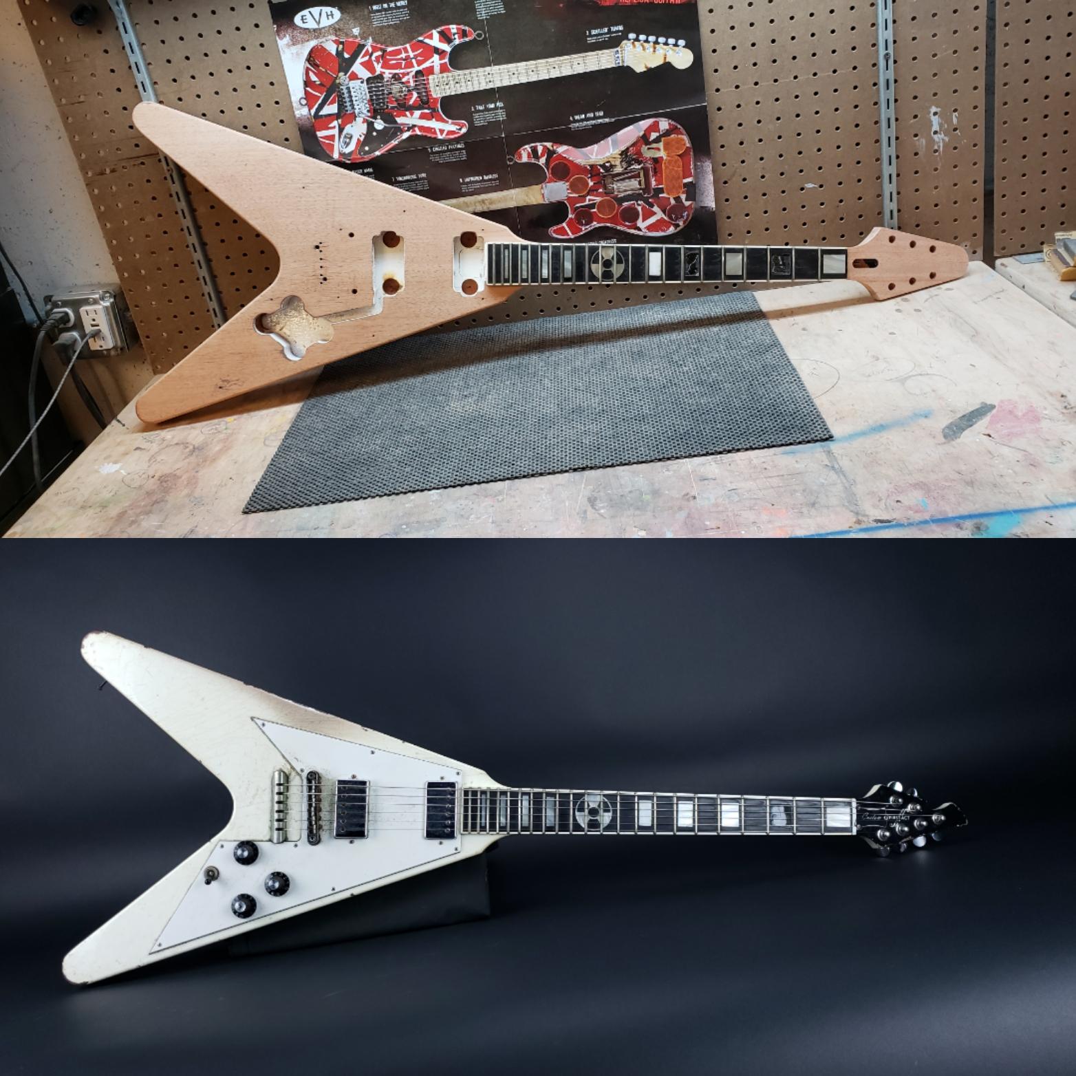 A metal guitar I'm working on. r/metalguitar