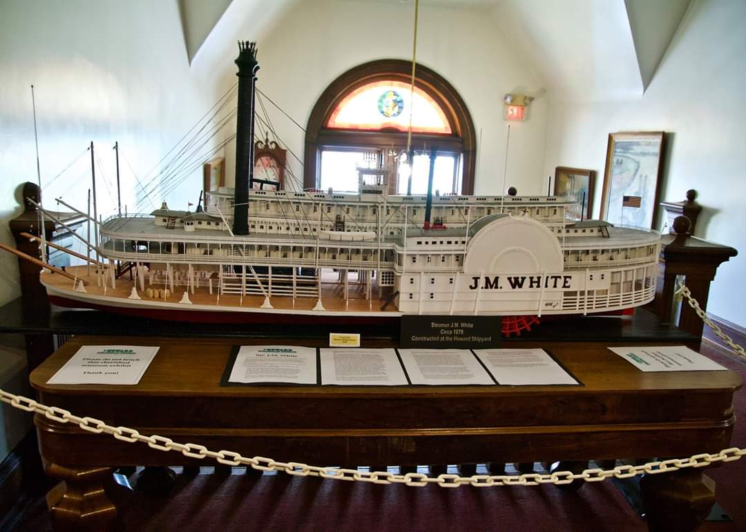 My father has been making model steamboats for the past few years. The
