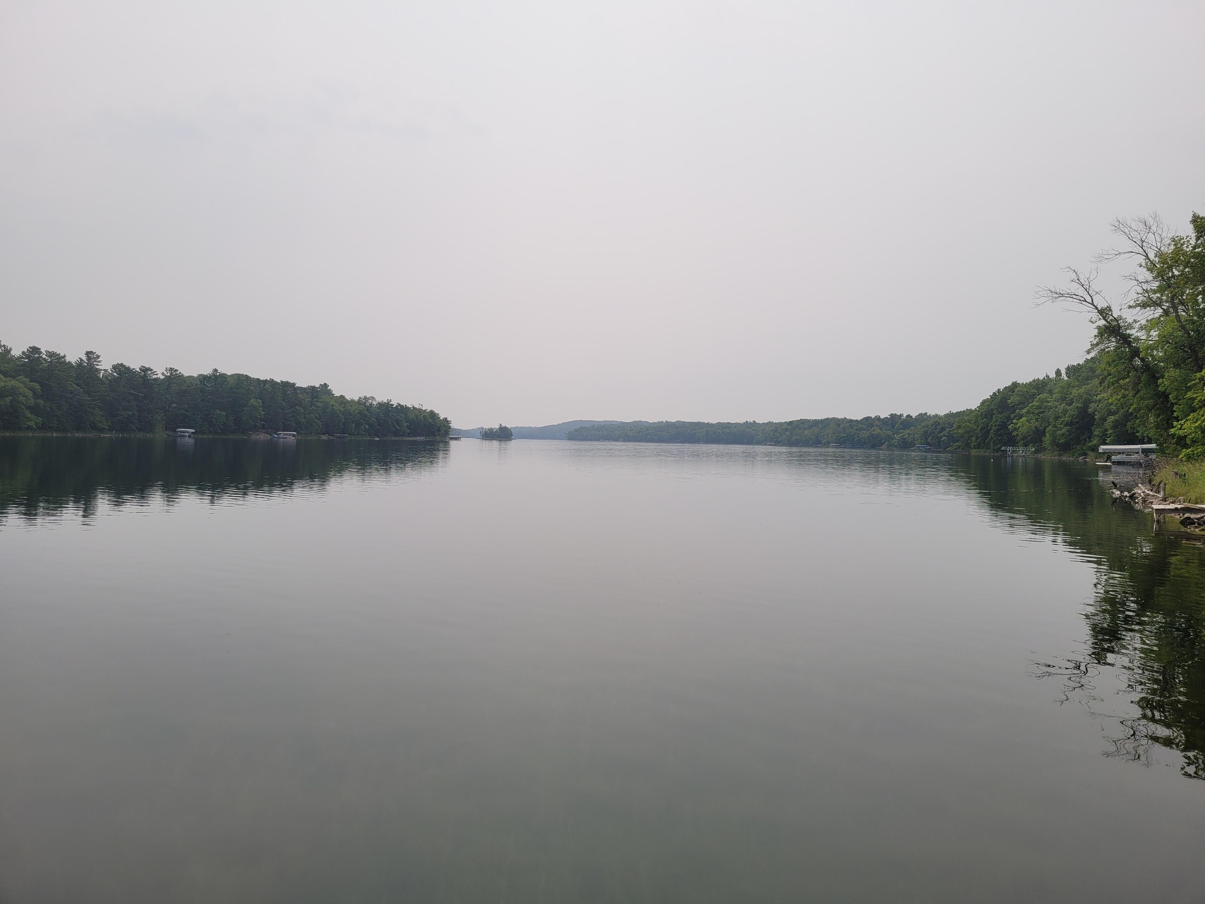 Pickerel Lake MN, that's not fog or smoke, that's humidity r/naturepics