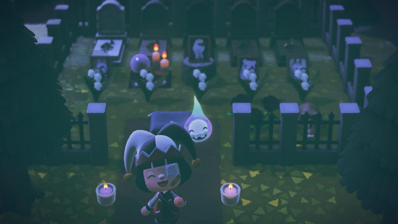 Ghost sighting at my cemetery in ACNH 😂👻 r/AnimalCrossing