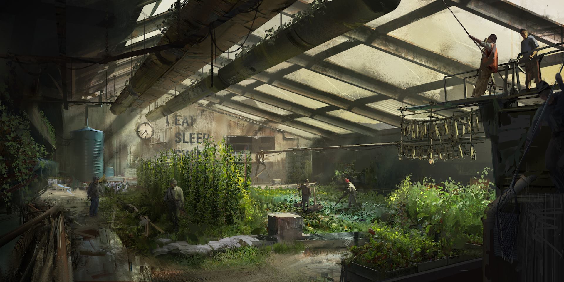 Dying Light 2 concept art safe house pool r/dyinglight