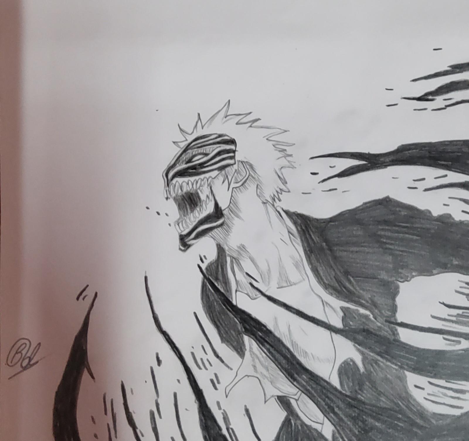How To Draw Ichigo Kurosaki Bankai