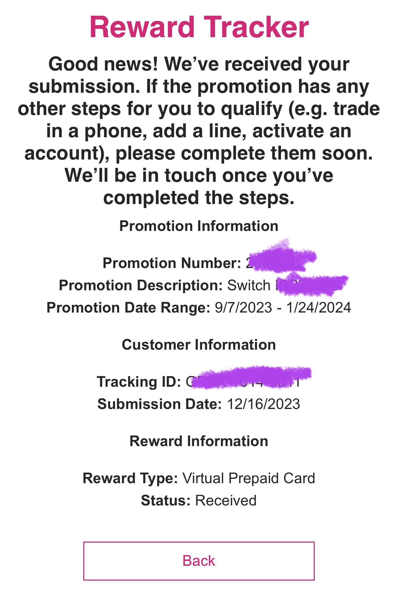 When will I receive my gift cards? r/tmobile