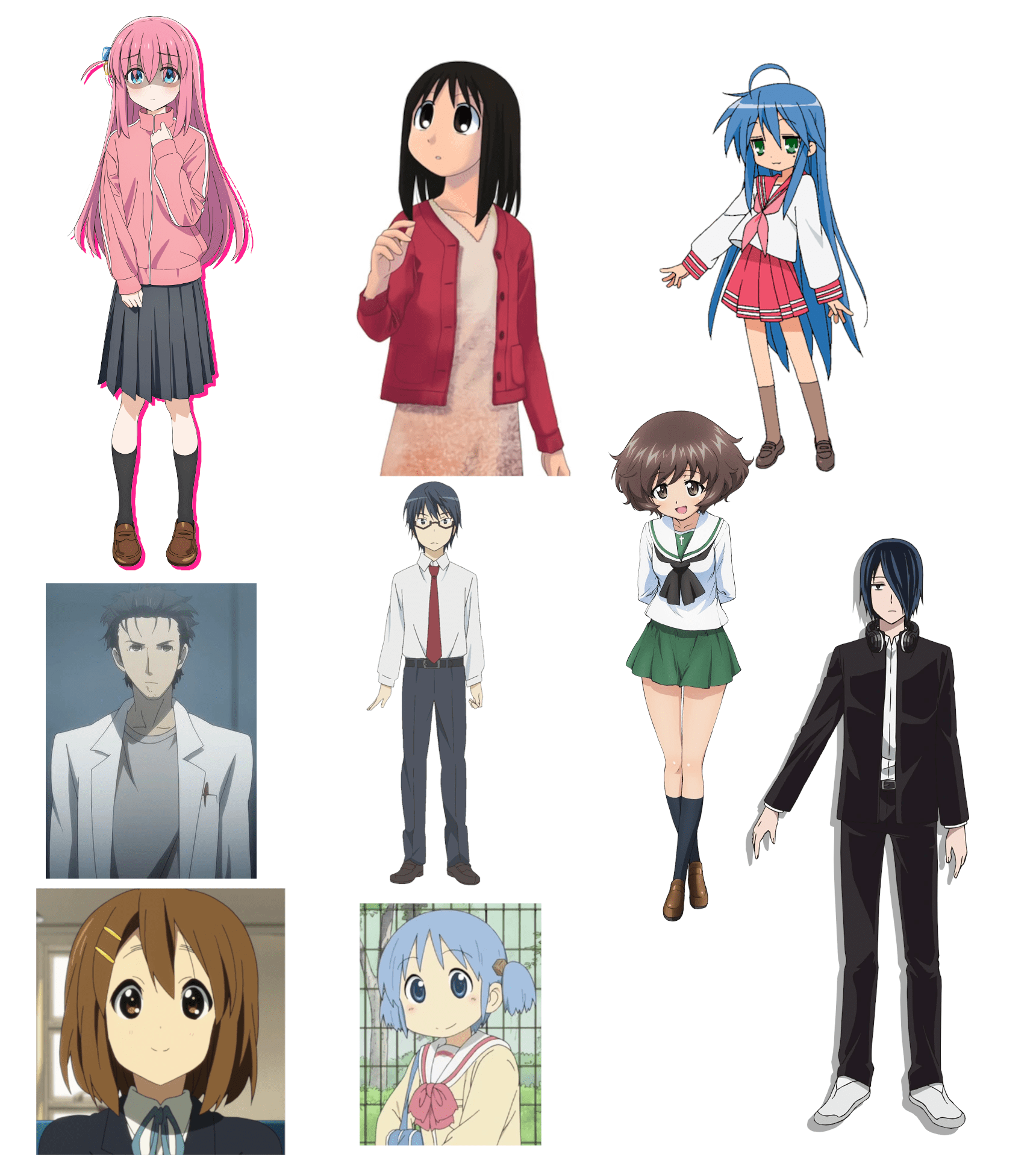 My Anime Role Models 3x3 Rmyanimelist
