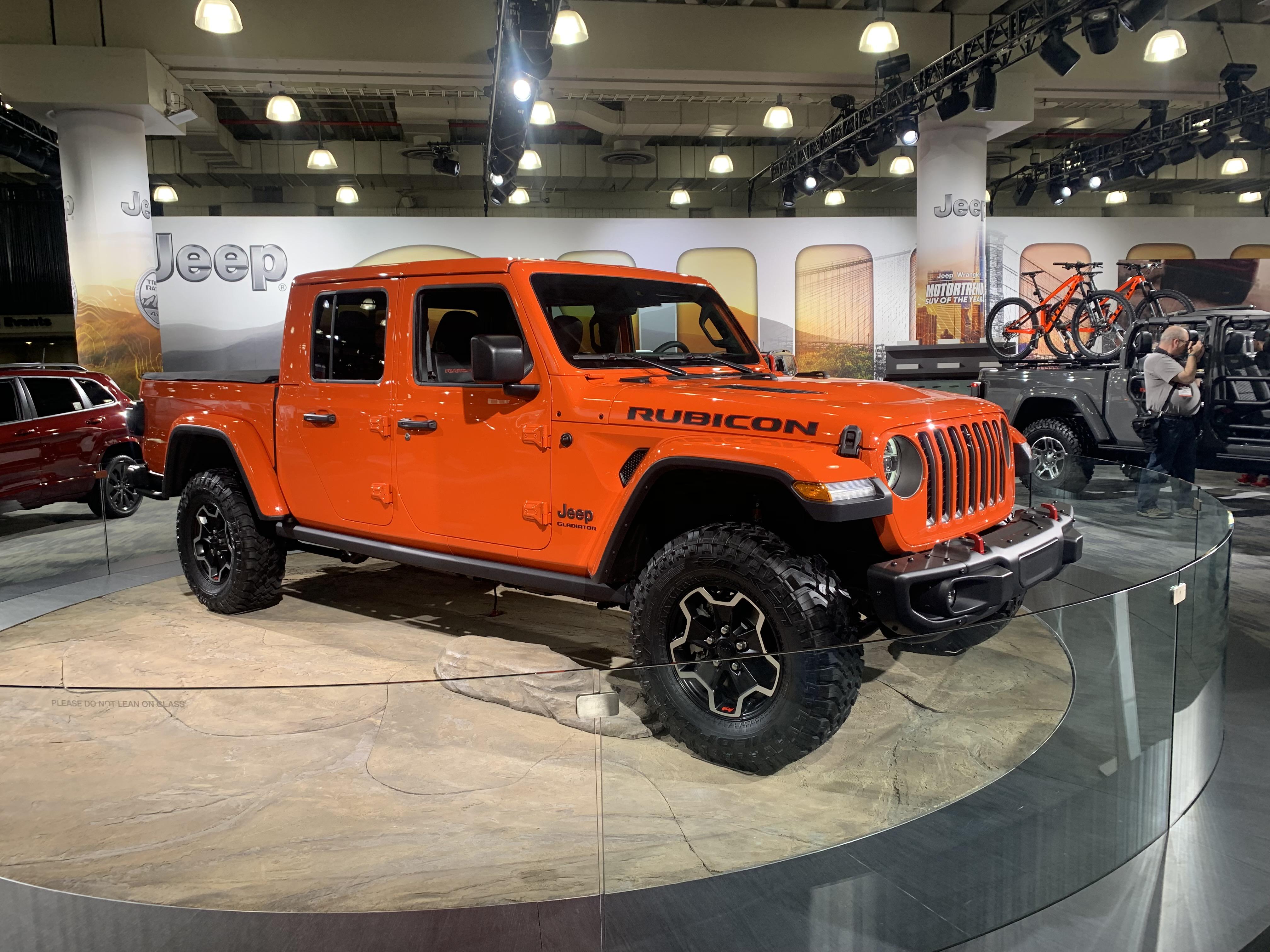 2020 Jeep Gladiator shown at the NY Auto Show Jeep