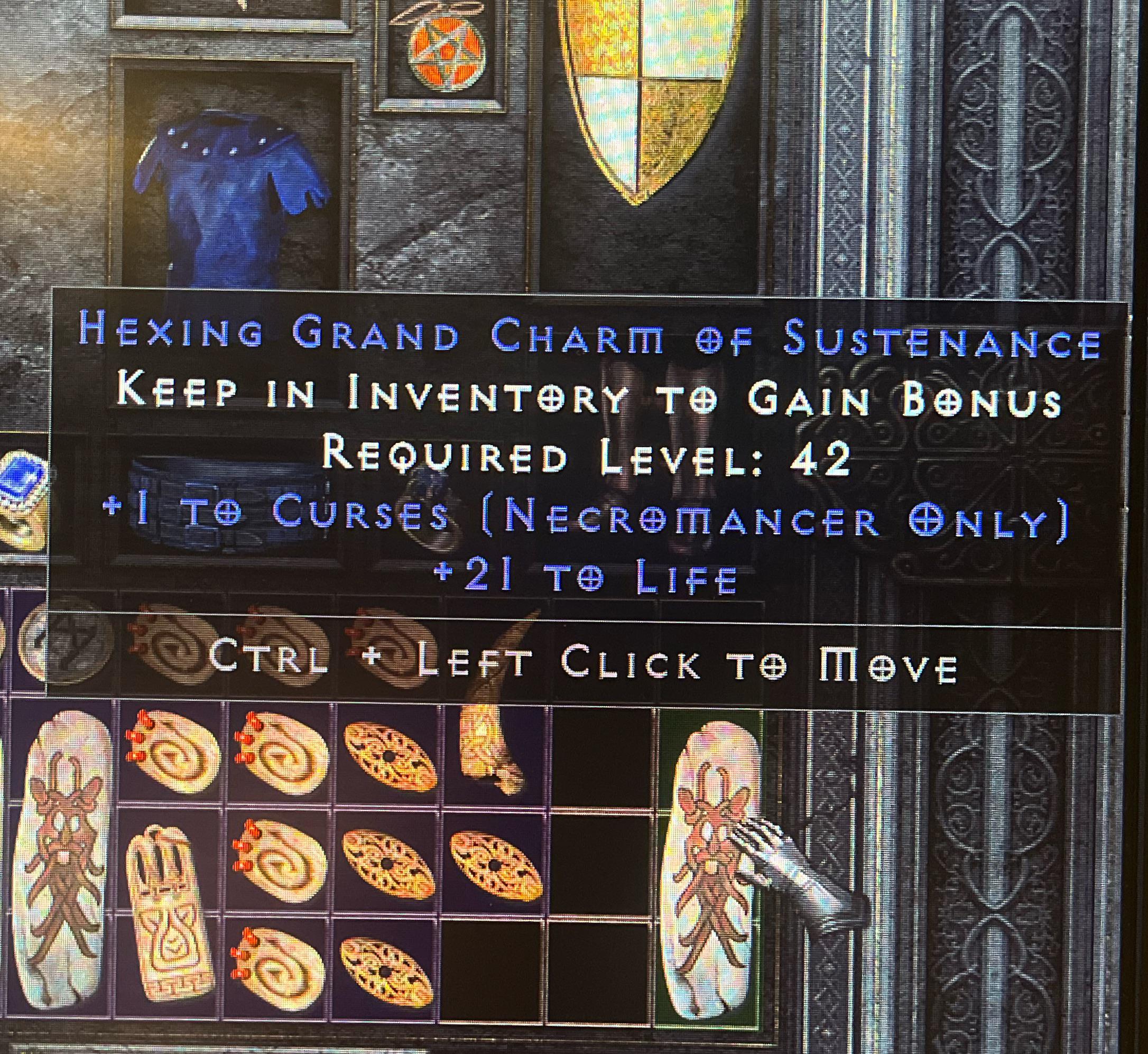 +1 Necro Curses w/ +21 Life Grand Charm D2R_Marketplace