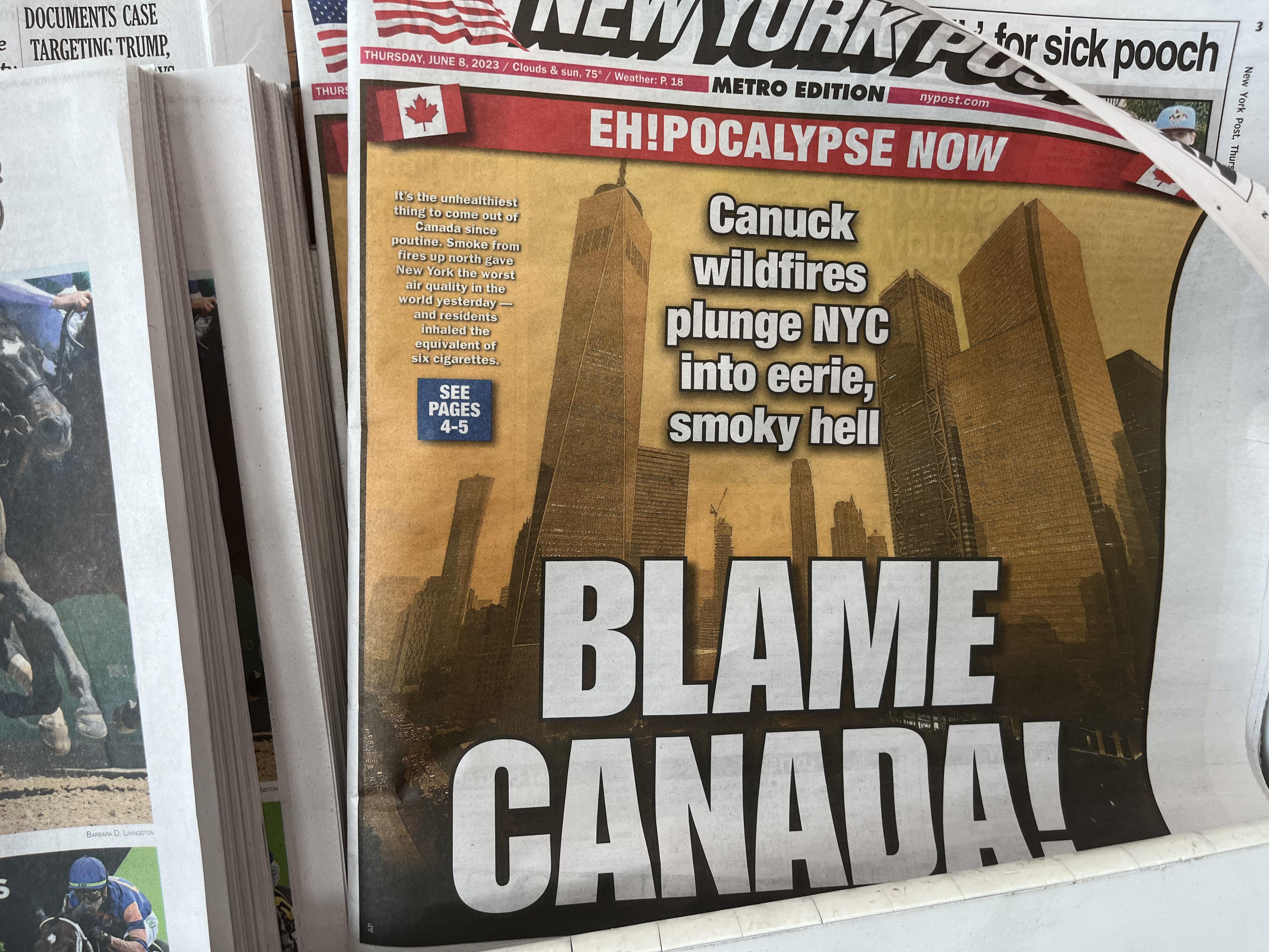 I guess the New York Post is not Canada’s pal, buddy r/pics
