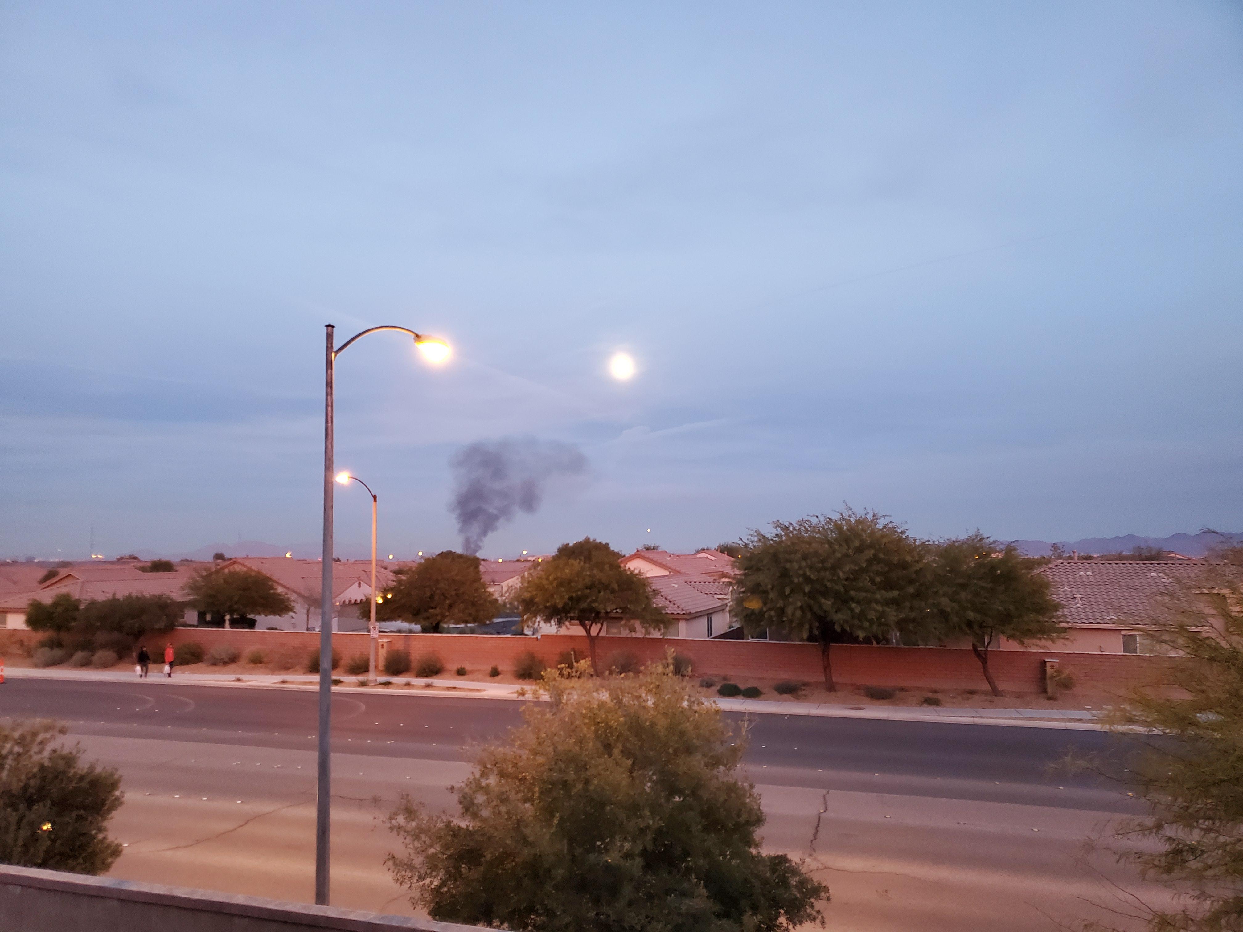 I'm off of Blue Diamond and Durango. Seeing this while on my balcony