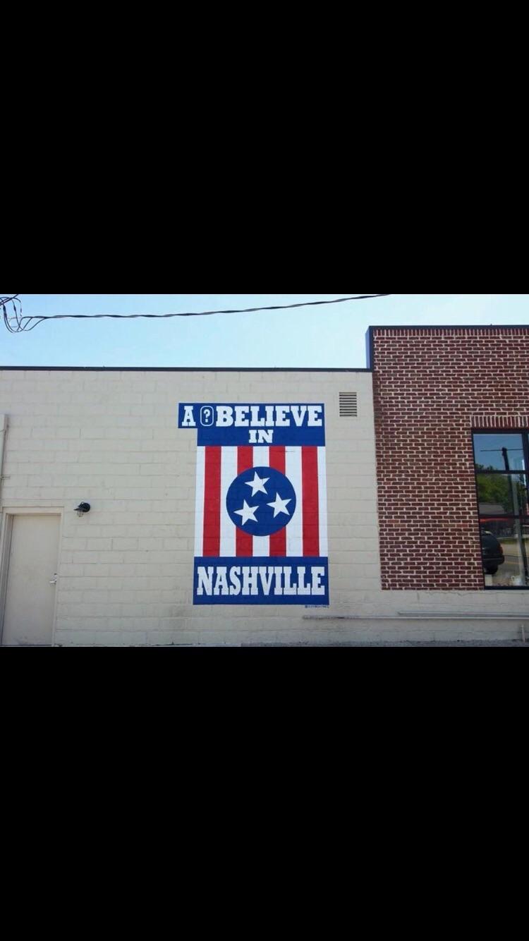 The new “I️ Believe in Nashville” sign r/nashville